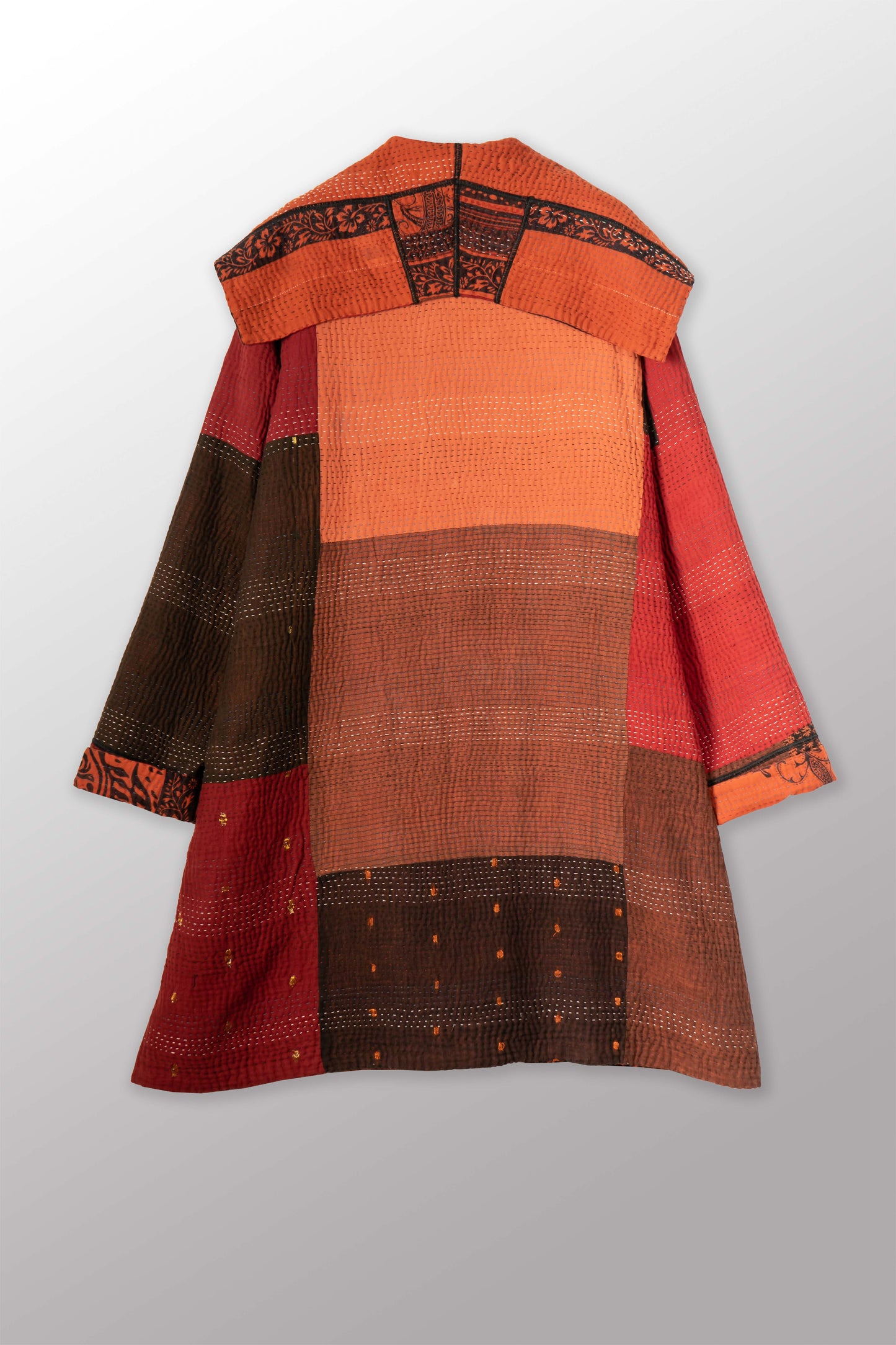 PAISLEY & PATCH KANTHA POCKET MEDIUM COAT - py4316-org -