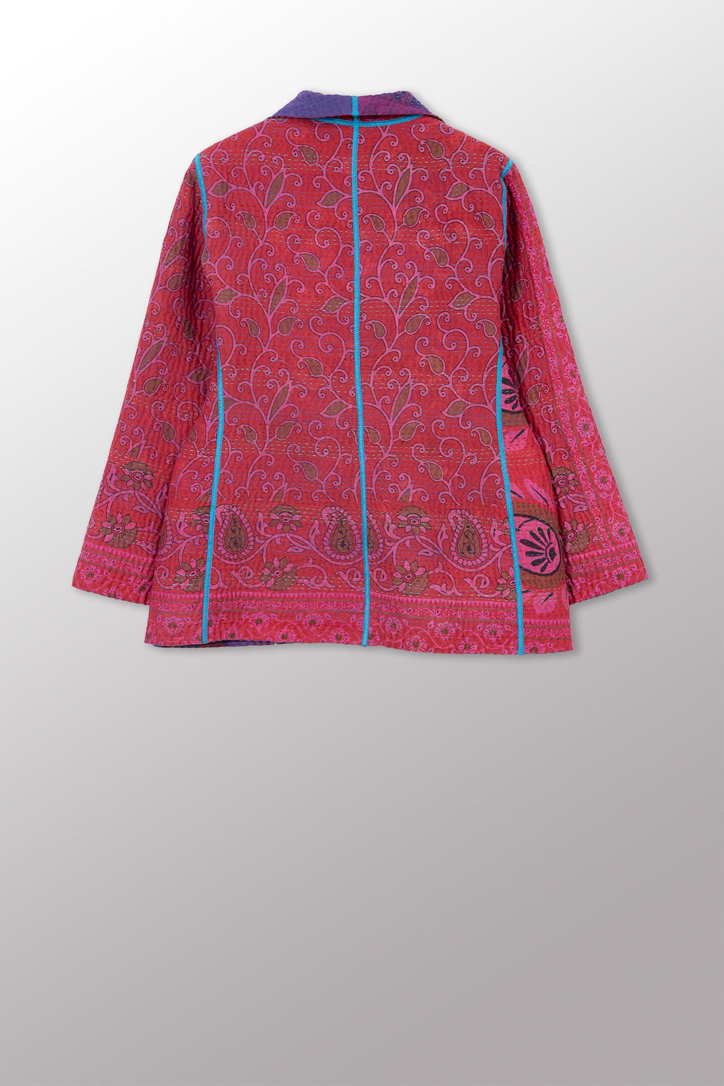 COTTON OVERDYE KANTHA SHORT JKT - ov4007-cfus039m -