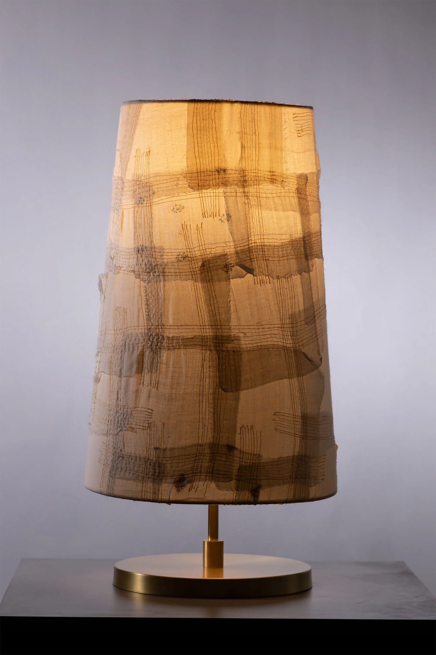 Wavy Patch Fray Kantha Table Lamps