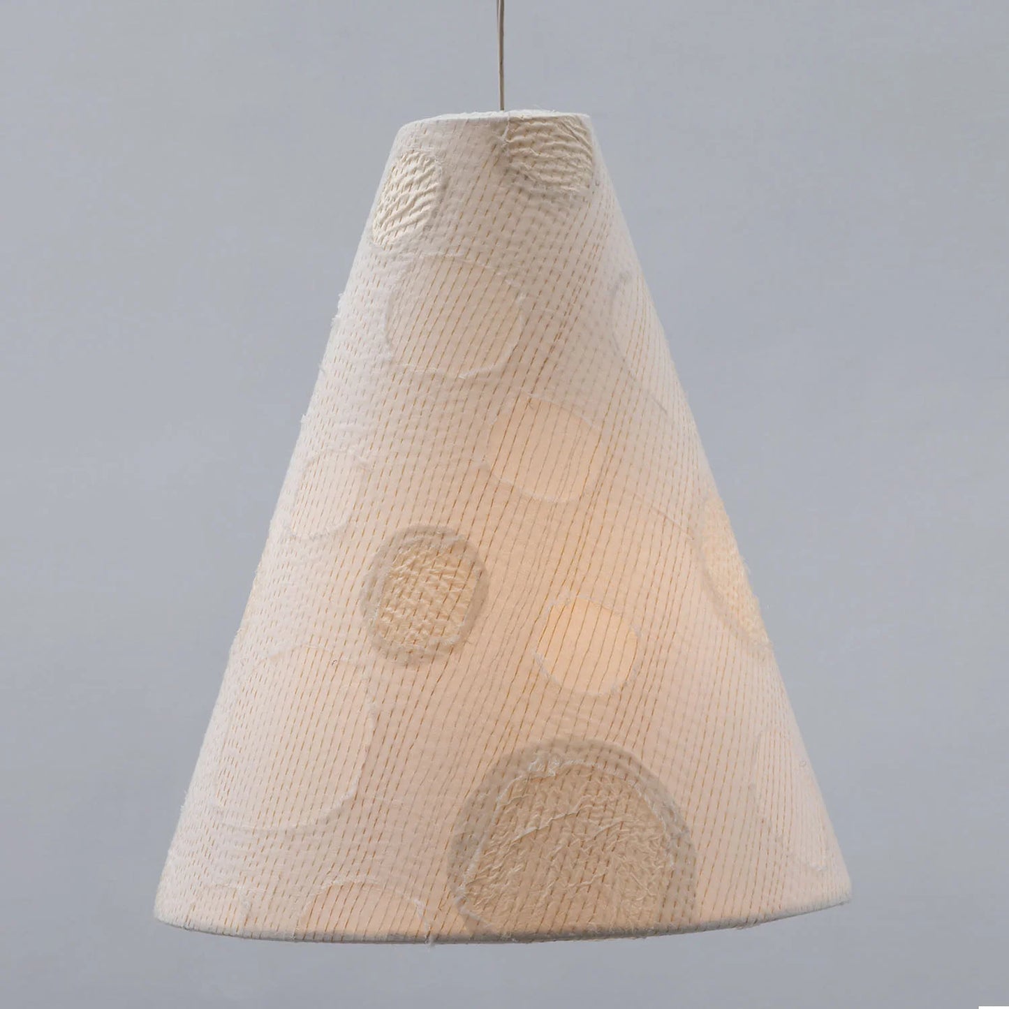 Cut through dot and holes Kantha - Pendant Lamp