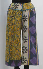 VINTAGE COTTON KANTHA GAUCHO SHORT - cv2618-9016s -