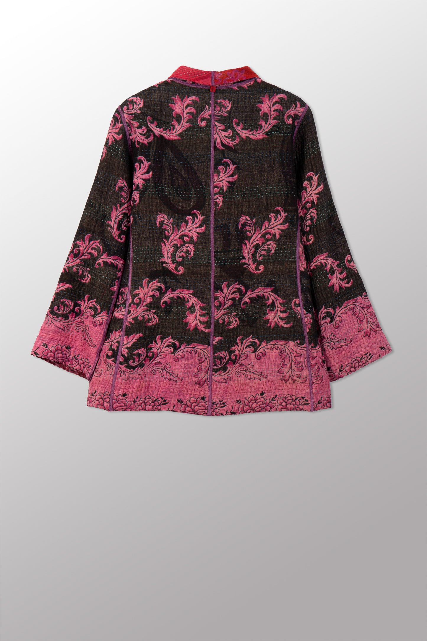 VINTAGE COTTON KANTHA SHORT JKT - cv4007-0332l -