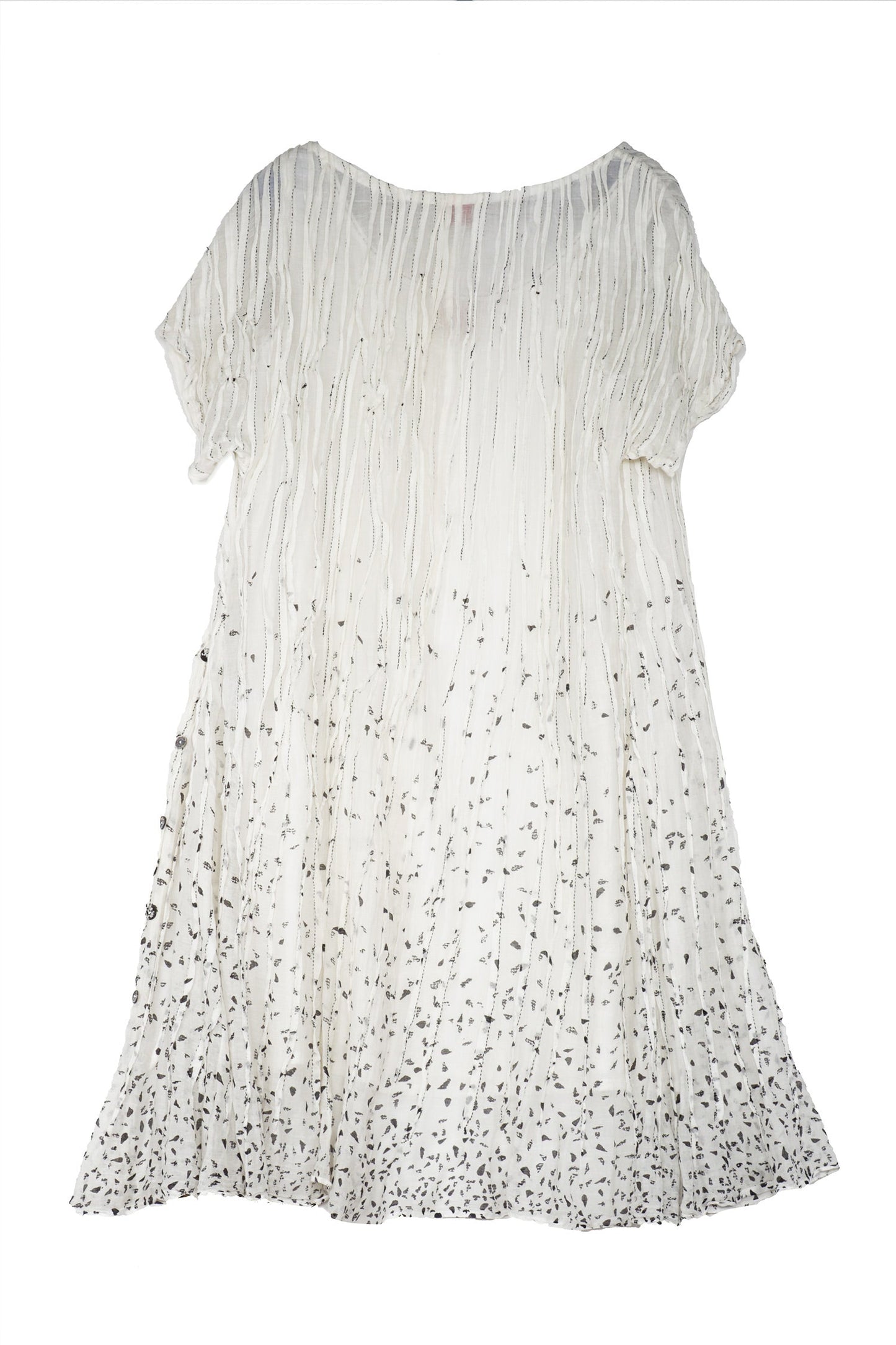KANTUCK KANTHA DRESS - kt1412-wht -