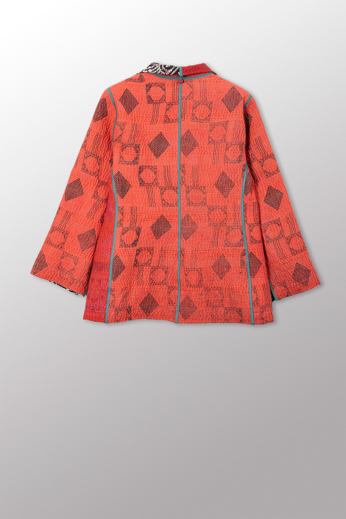 VINTAGE COTTON KANTHA SHORT JKT - cv4007-0346s -