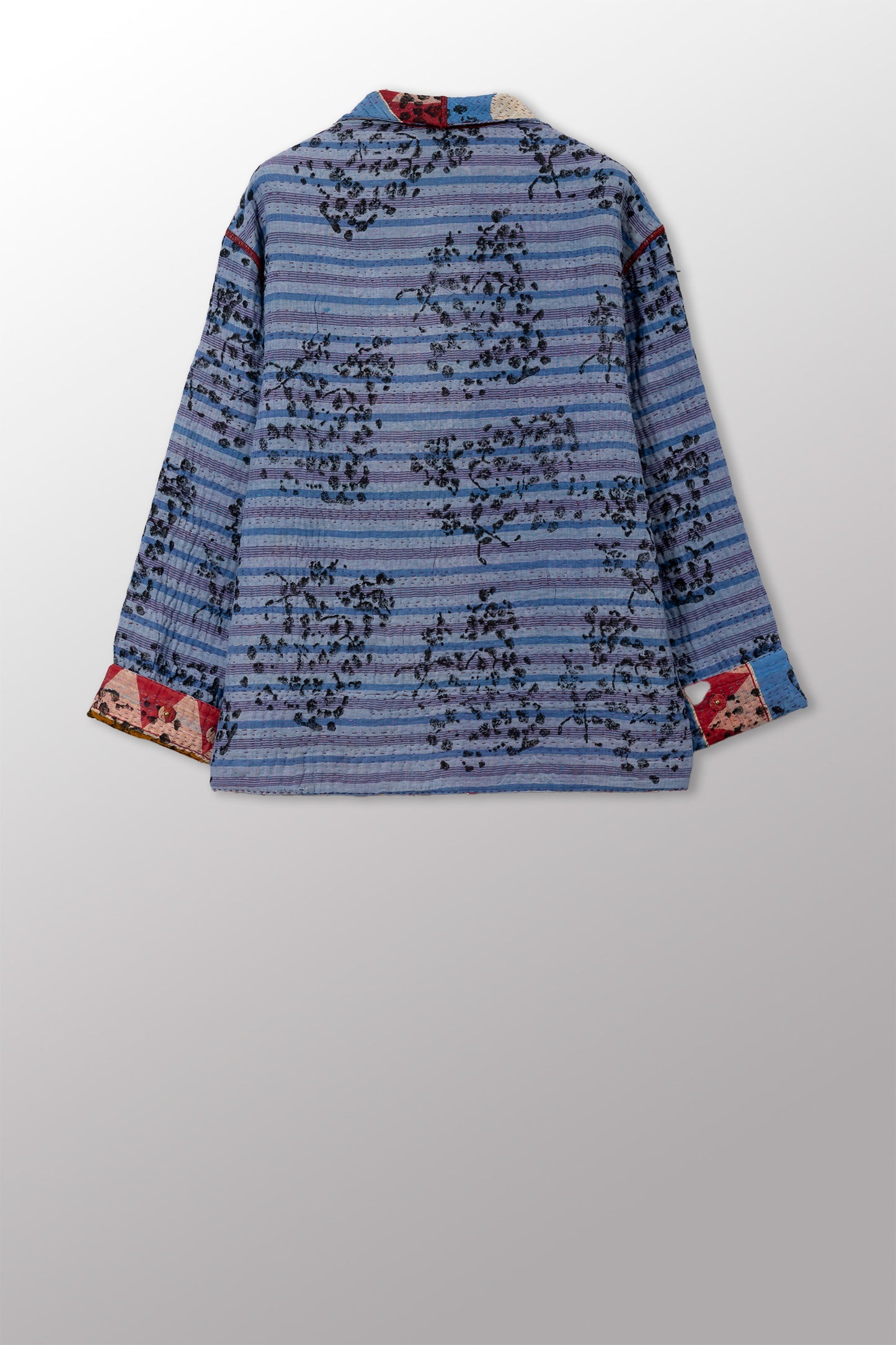 VINTAGE COTTON KANTHA MEN'S BLOUSON - cv4040-0035s -