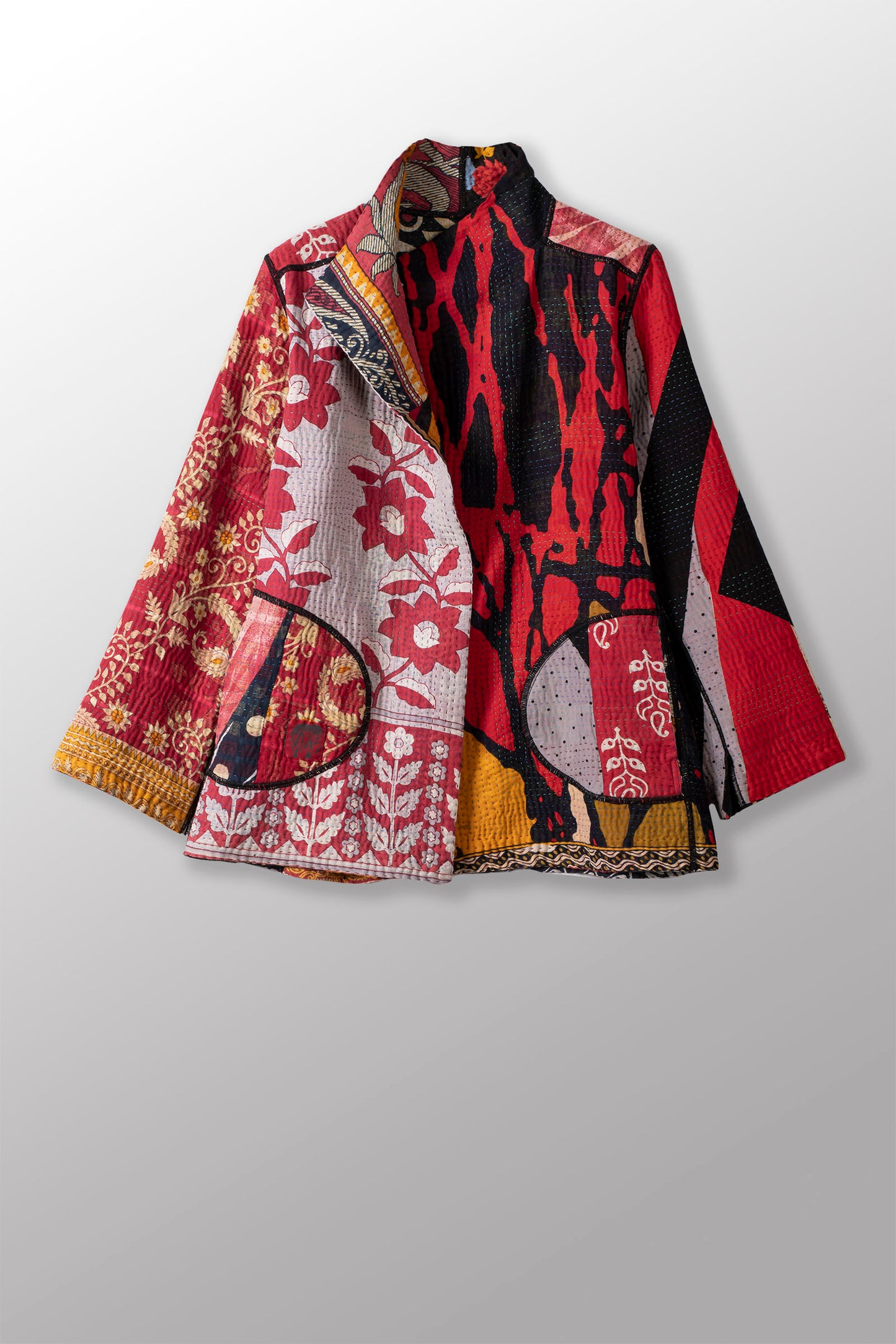 PUZZLE KANTHA SHORT JKT - pz4007-red -