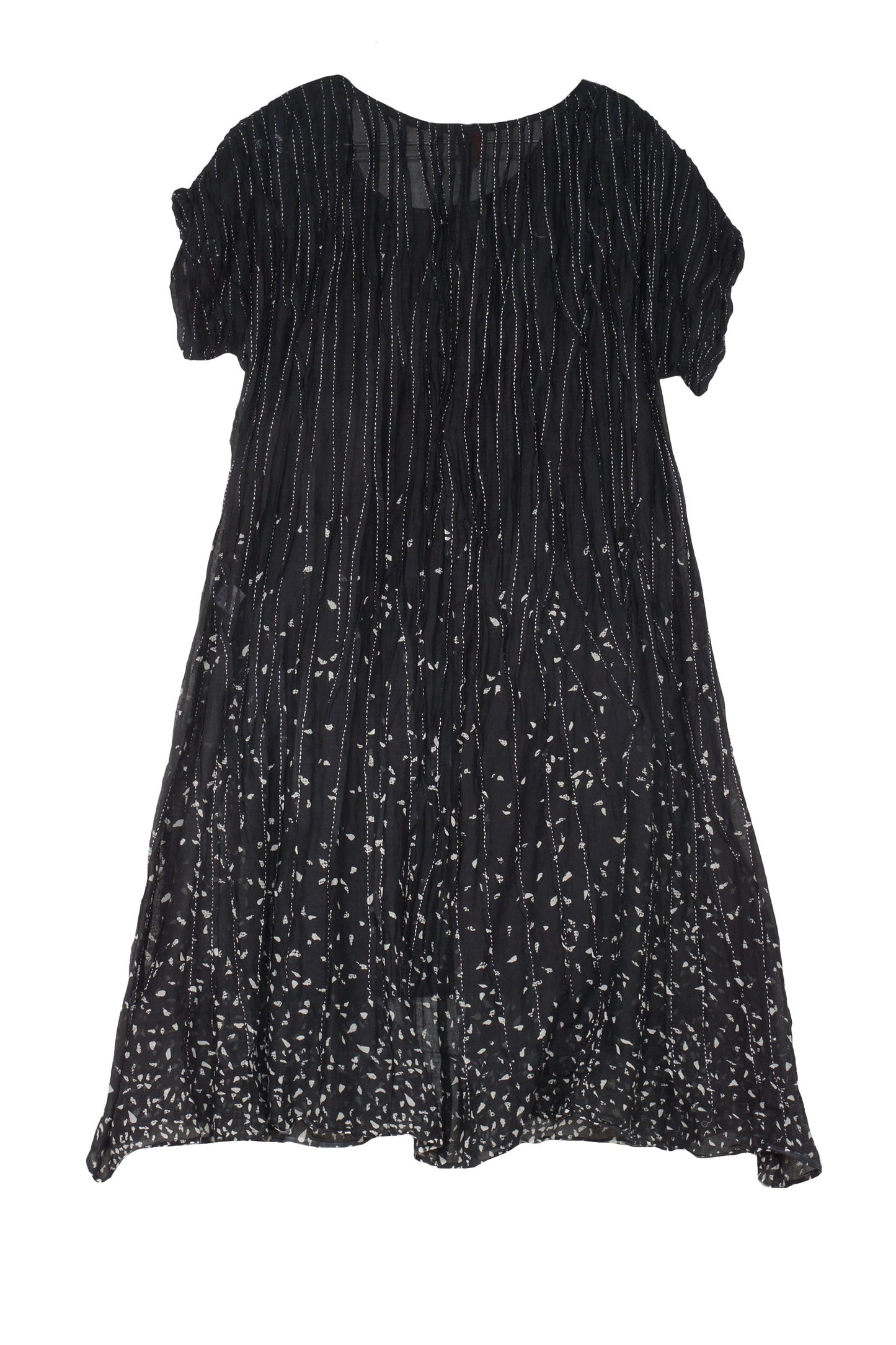 KANTUCK KANTHA DRESS - kt1412-blk -
