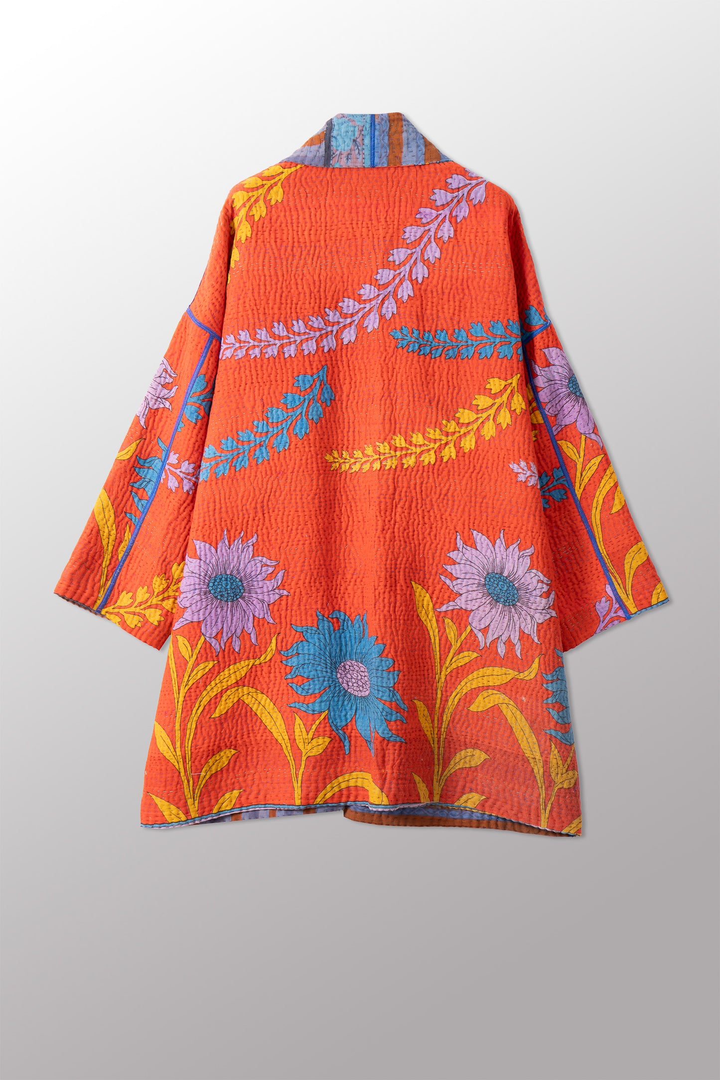 VINTAGE COTTON KANTHA HAORI JKT - cv4068-0011a -