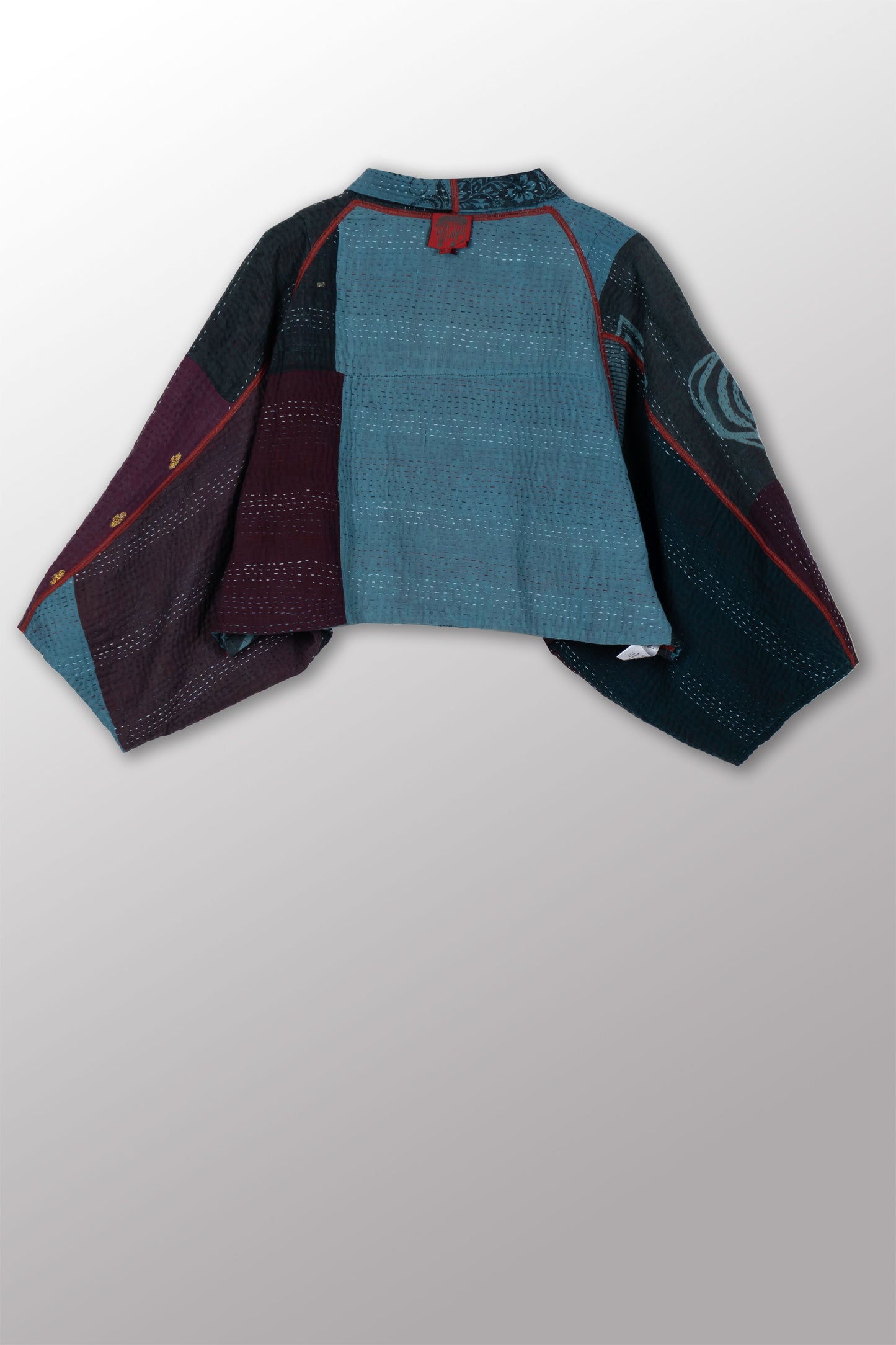 PAISLEY & PATCH KANTHA PUFF SLV. SHRUG - py4062-tuq -