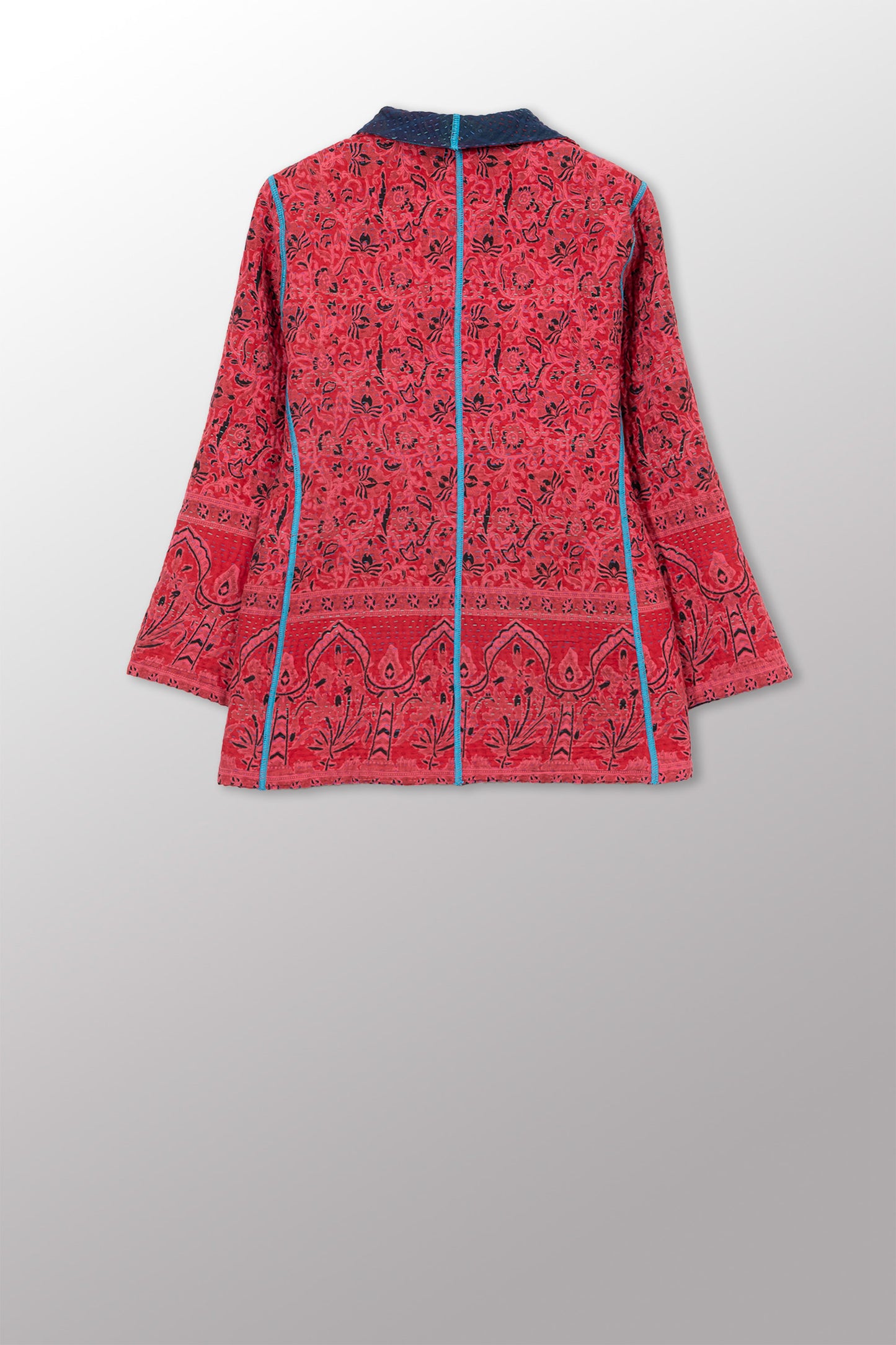COTTON OVERDYE KANTHA SHORT JKT - ov4007-cfus040s -