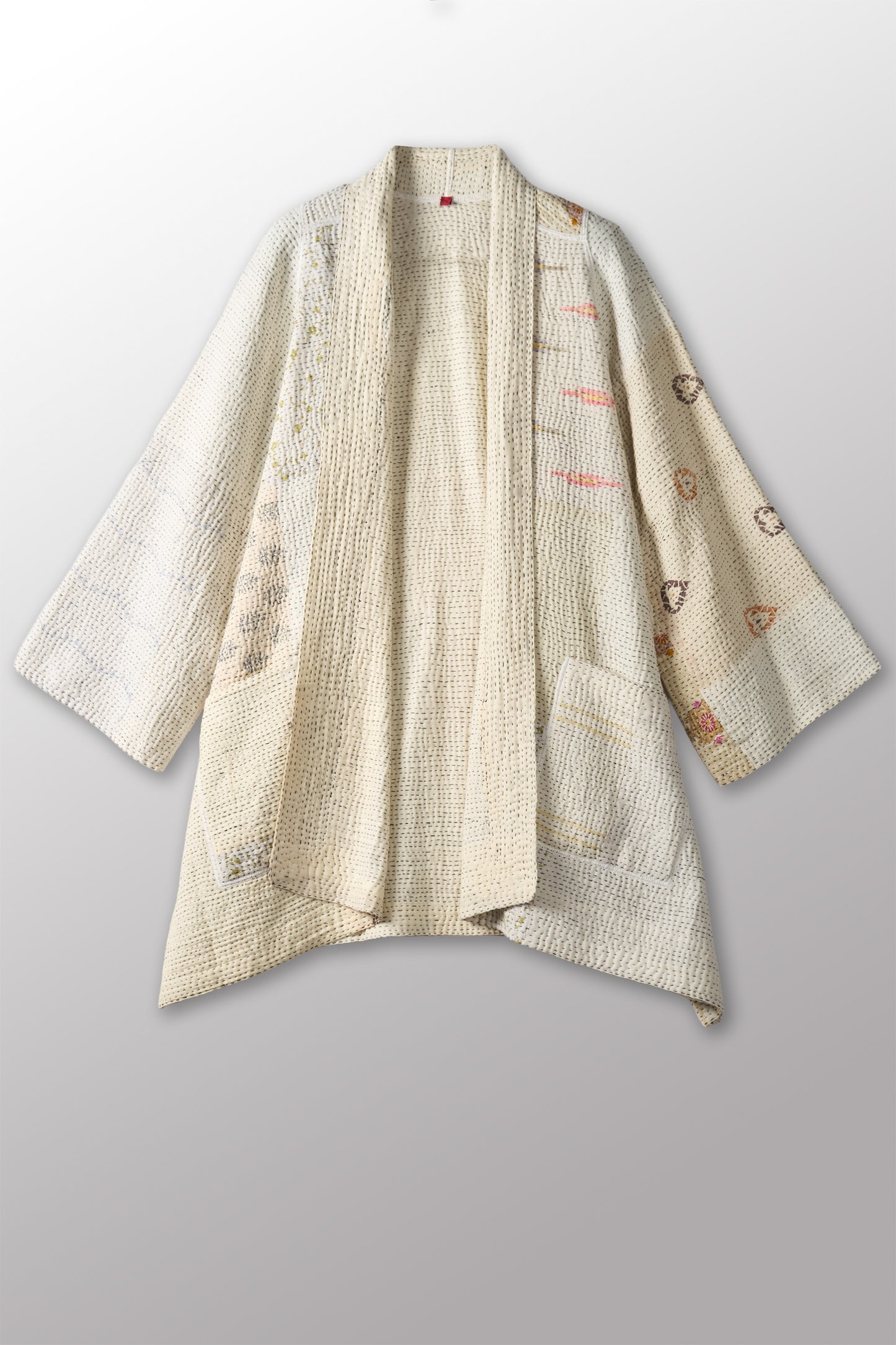 MUJI PATCH KANTHA A-LINE JKT - mp4003-ivy -