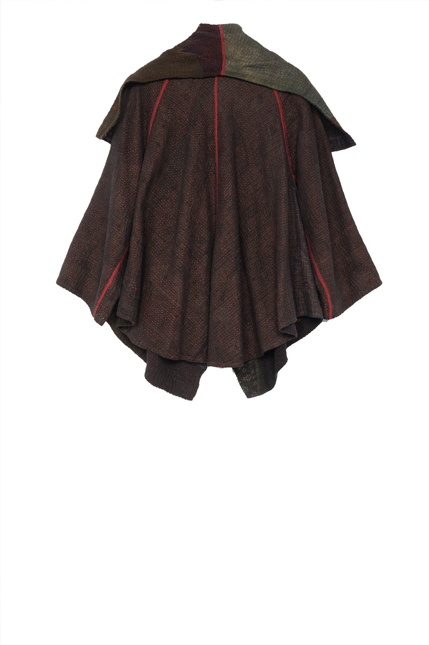 MUJI PATCH KANTHA CIRCULAR JKT - mp4008-blk -