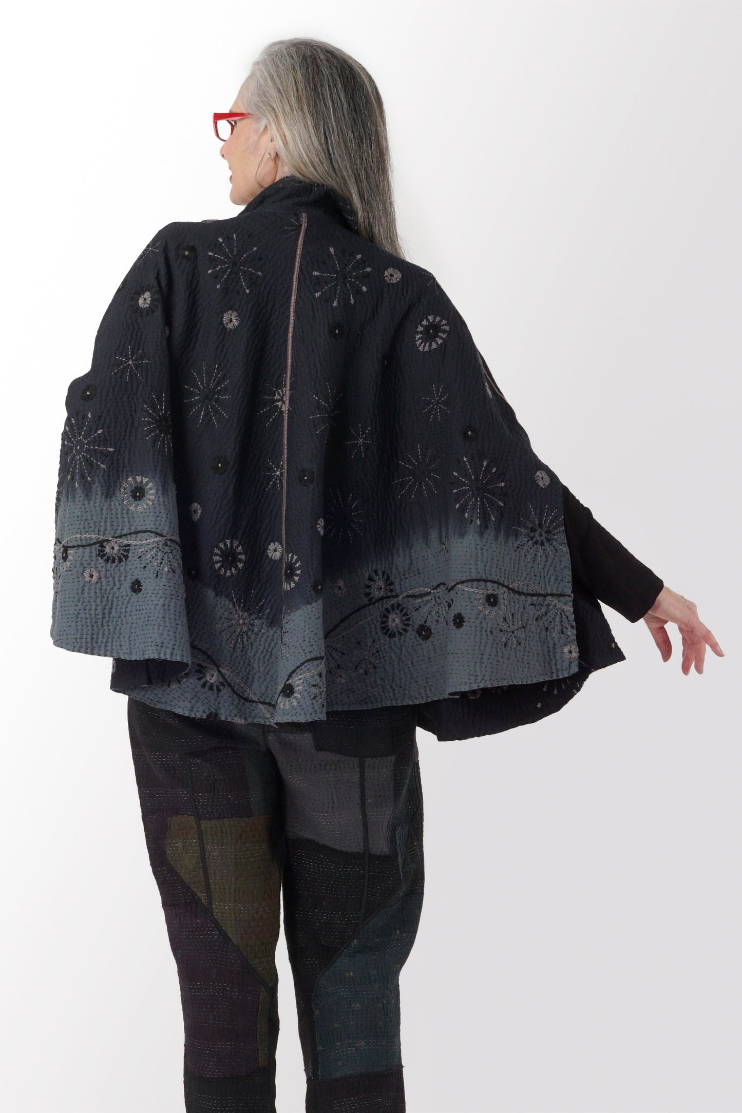 OMBRE SUN RALLI FIREWORKS KANTHA MANTLE - of4069-gry -