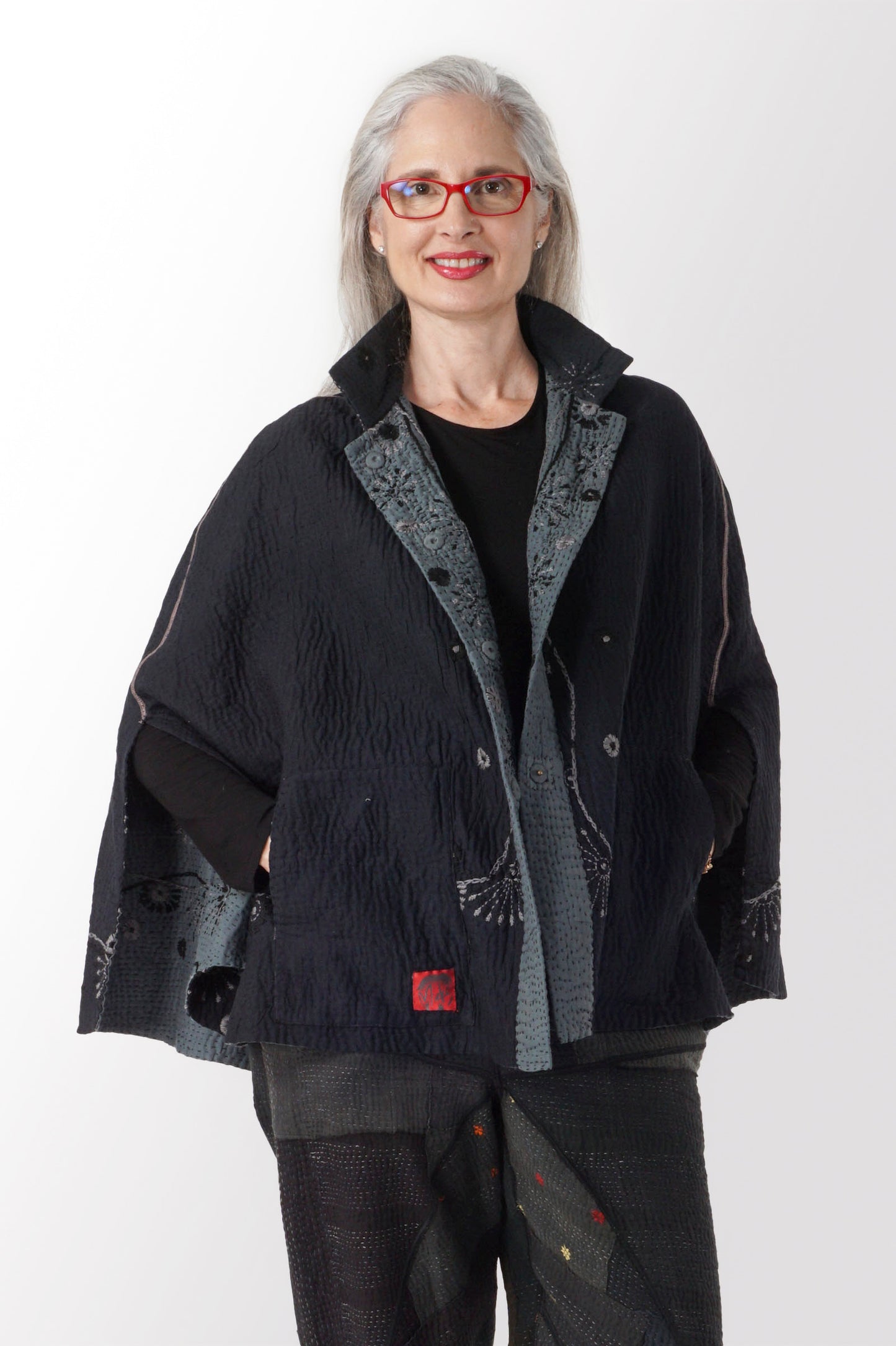 OMBRE SUN RALLI FIREWORKS KANTHA MANTLE - of4069-gry -