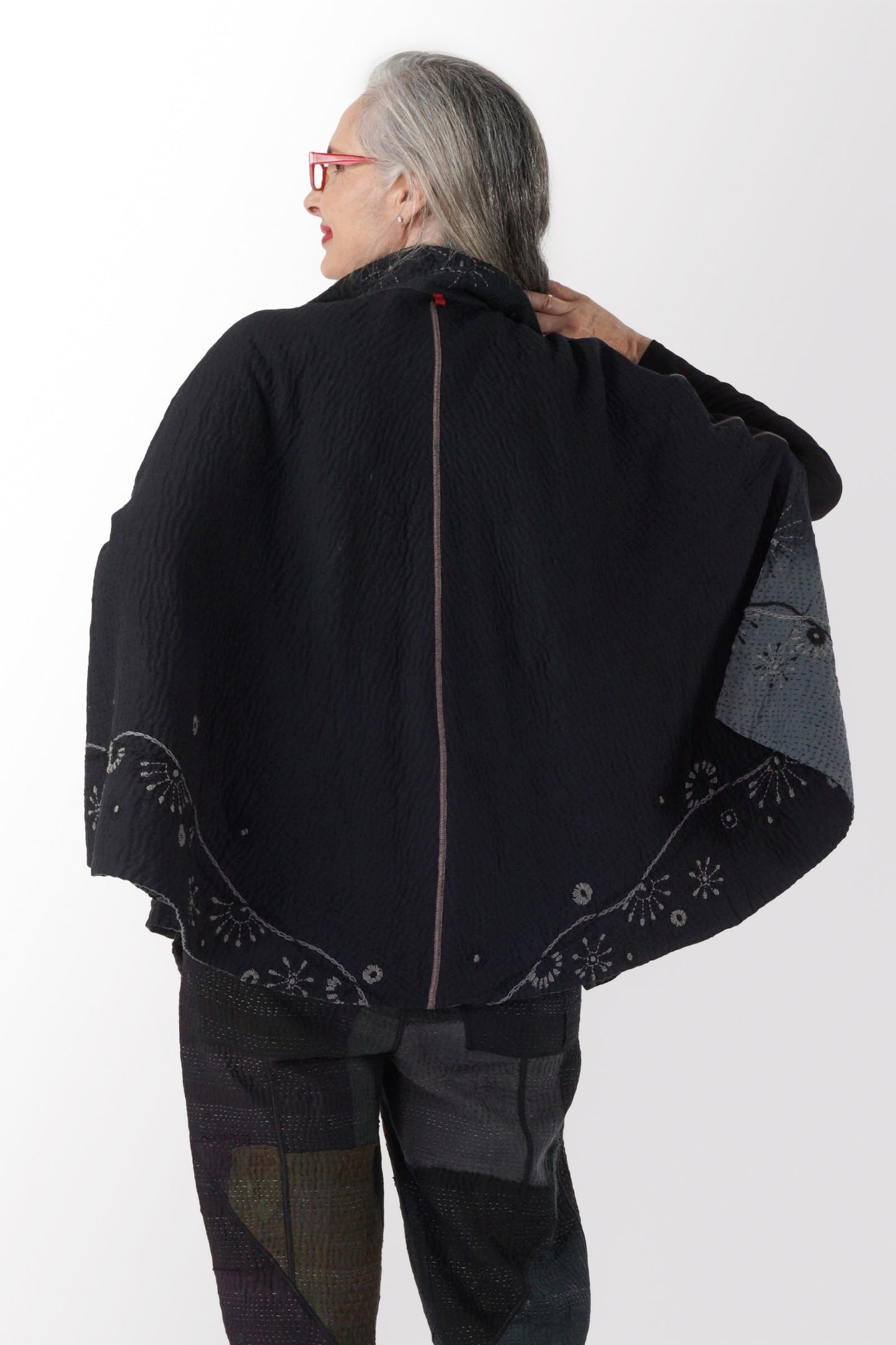 OMBRE SUN RALLI FIREWORKS KANTHA MANTLE - of4069-gry -