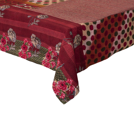 Vintage Cotton Kantha Table Cover  #0009