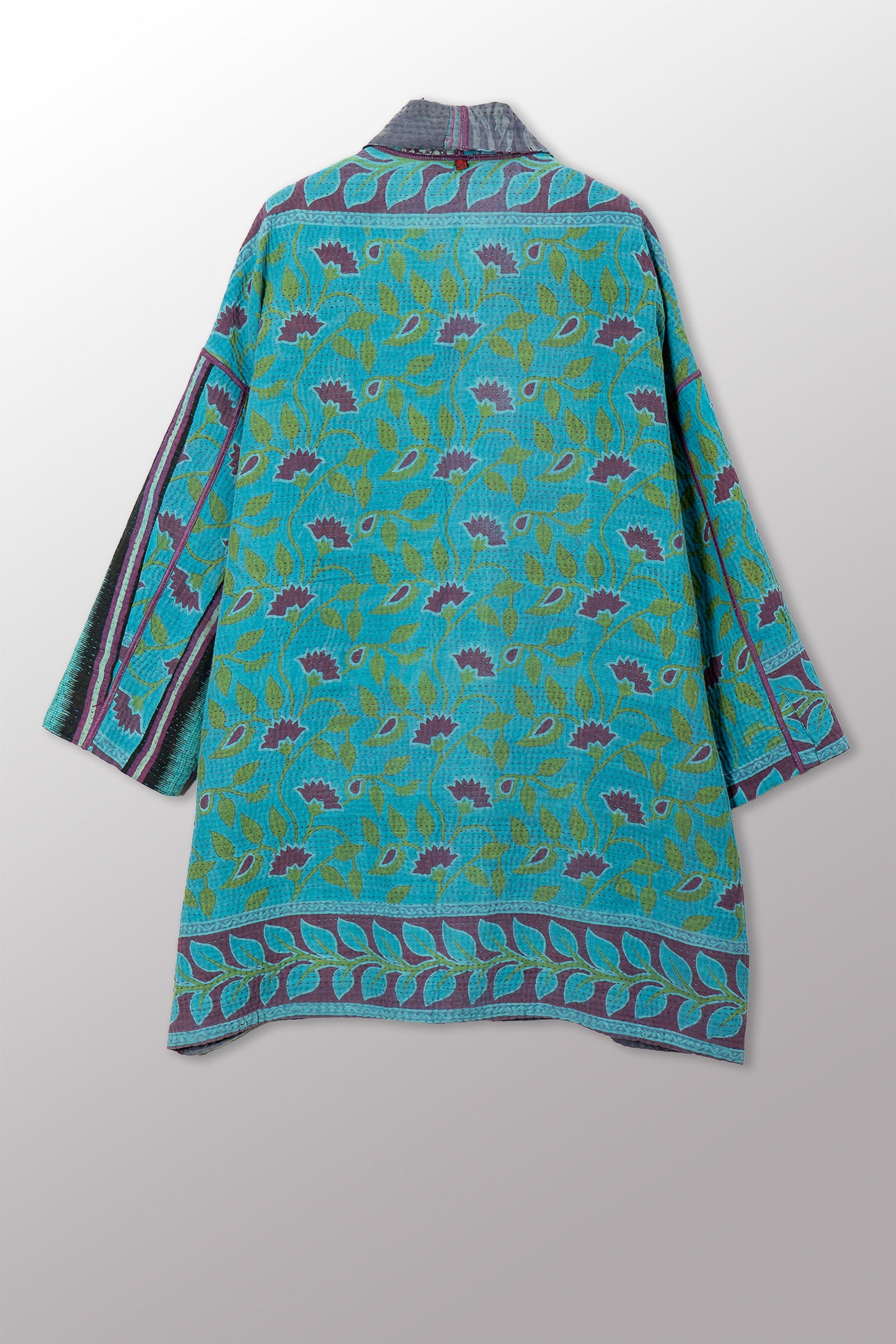 VINTAGE COTTON KANTHA HAORI JKT - cv4068-0025a -