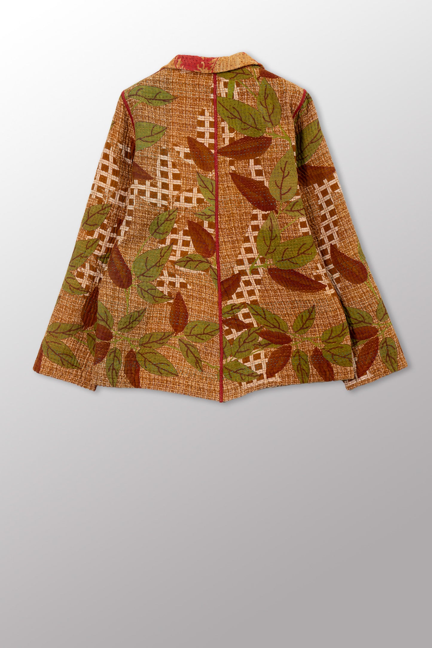 VINTAGE COTTON KANTHA SIMPLE JKT - cv4022-0098m -