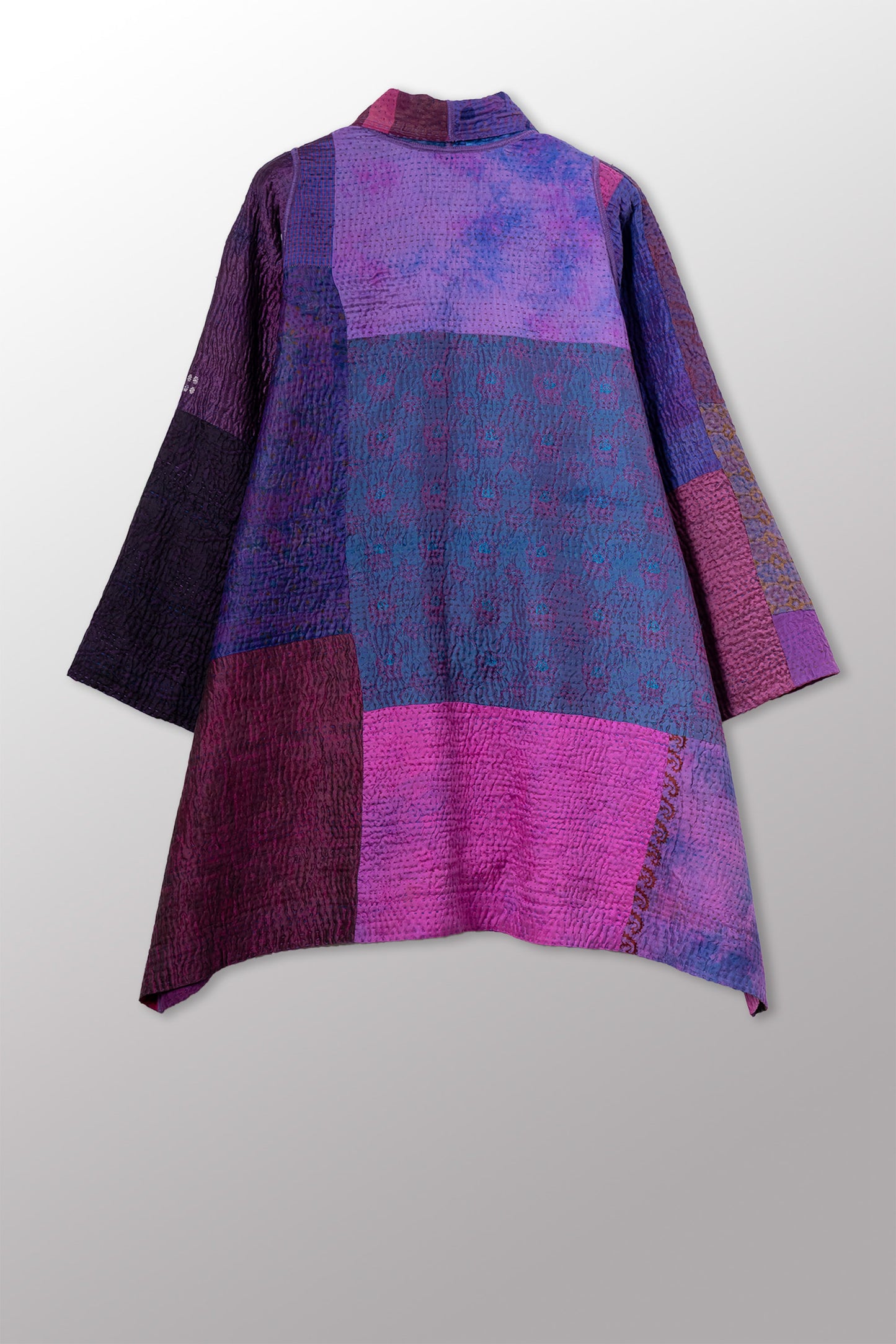 JACQUARD SILK KANTHA A-LINE JKT - js4003-cprp001a -
