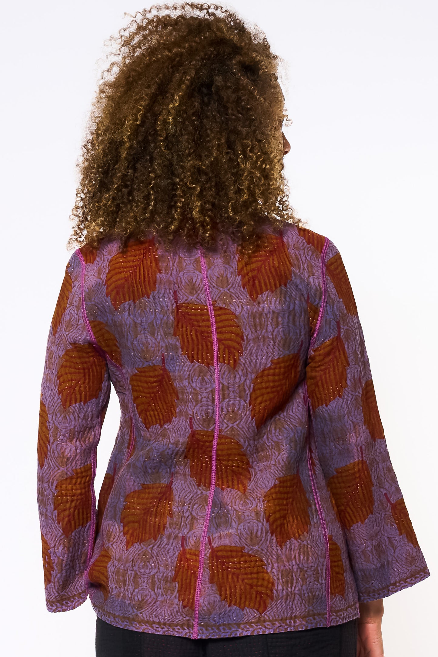 COTTON OVERDYE KANTHA SHORT JKT - ov4007-cprp036s -