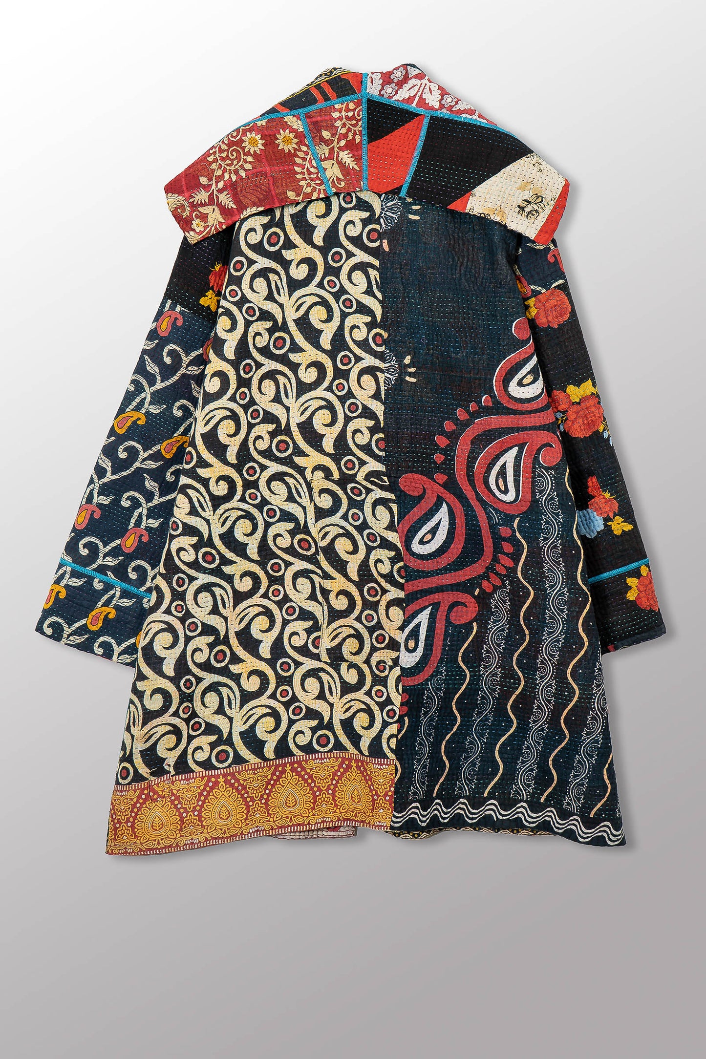 PUZZLE KANTHA POCKET MEDIUM COAT - pz4316-0003m -