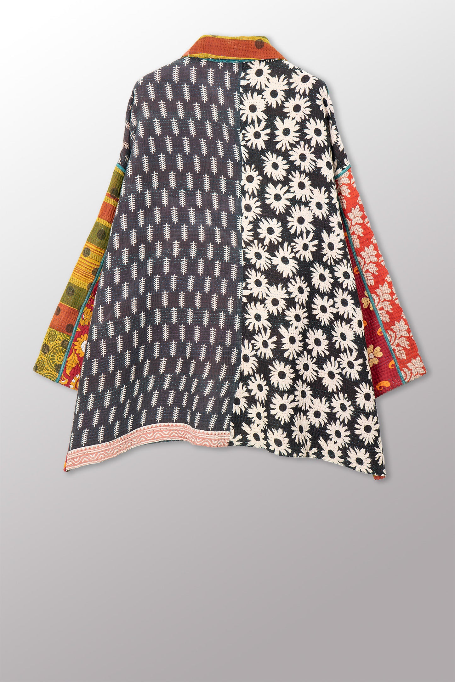 PUZZLE KANTHA OVERSIZED MINI COAT - pz4332-0001a -