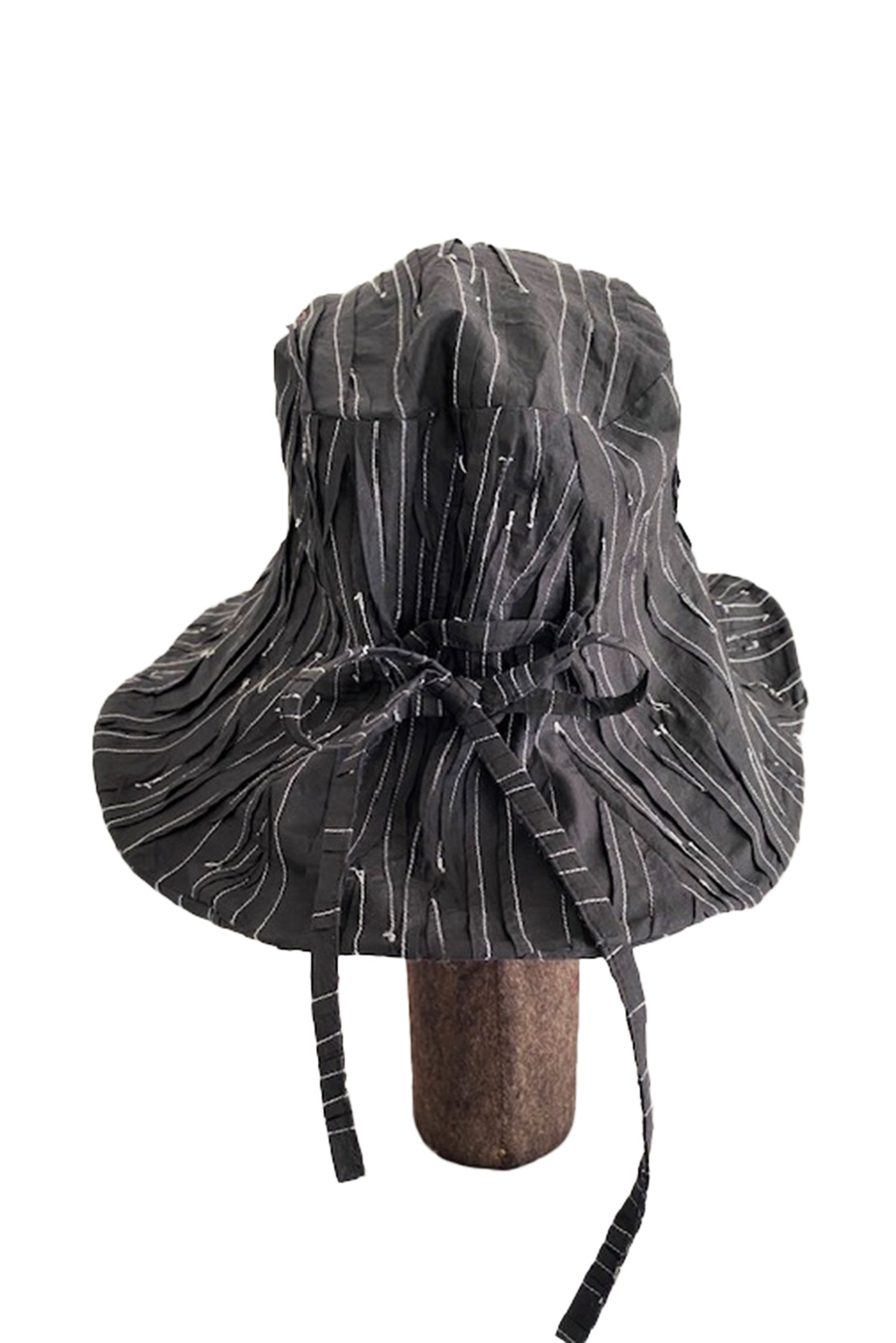 KANTHA TULIP HAT BY KYOKO MURAYAMA - kym-rc2894-blk -
