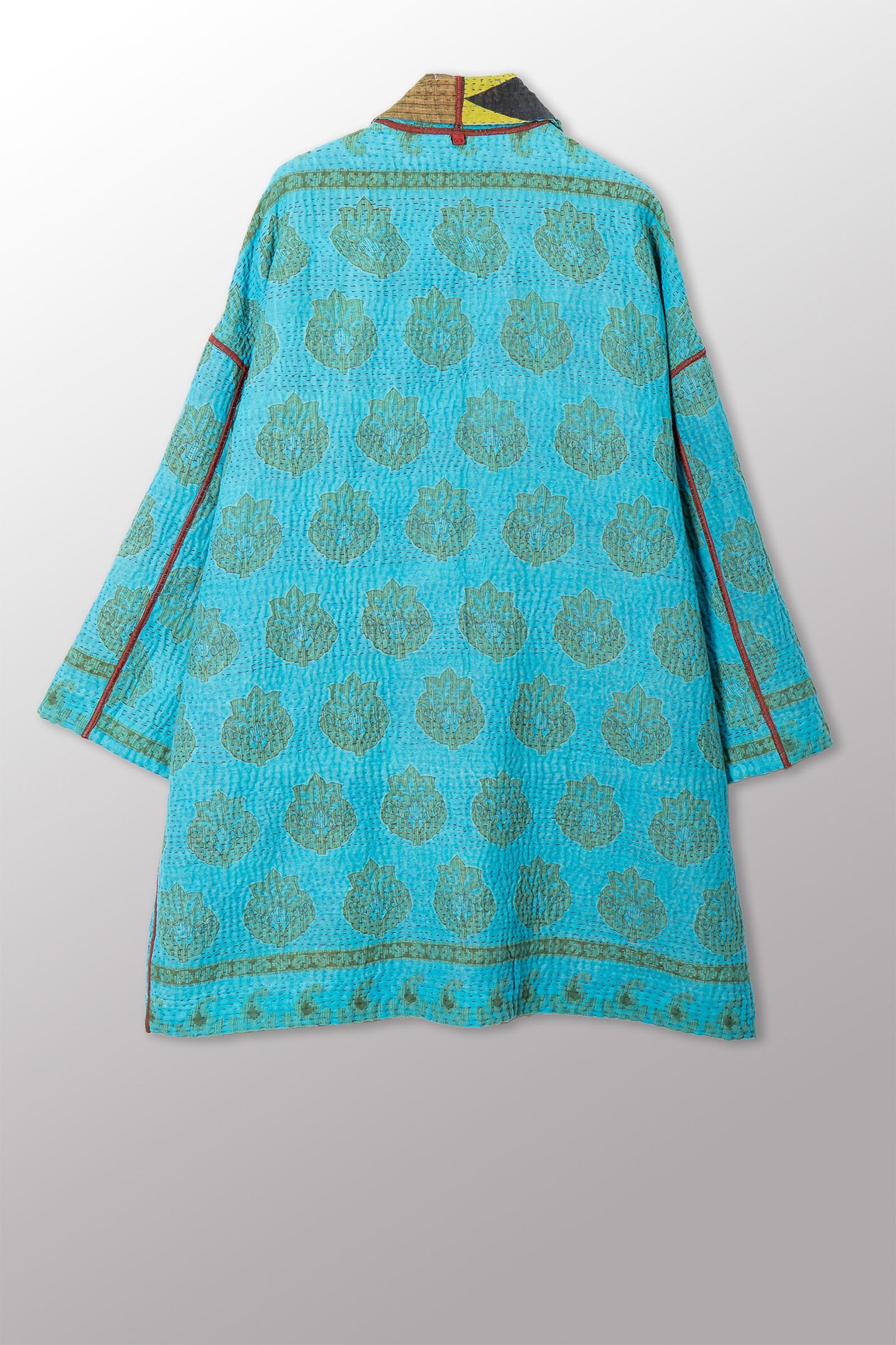VINTAGE COTTON KANTHA HAORI JKT - cv4068-0024a -