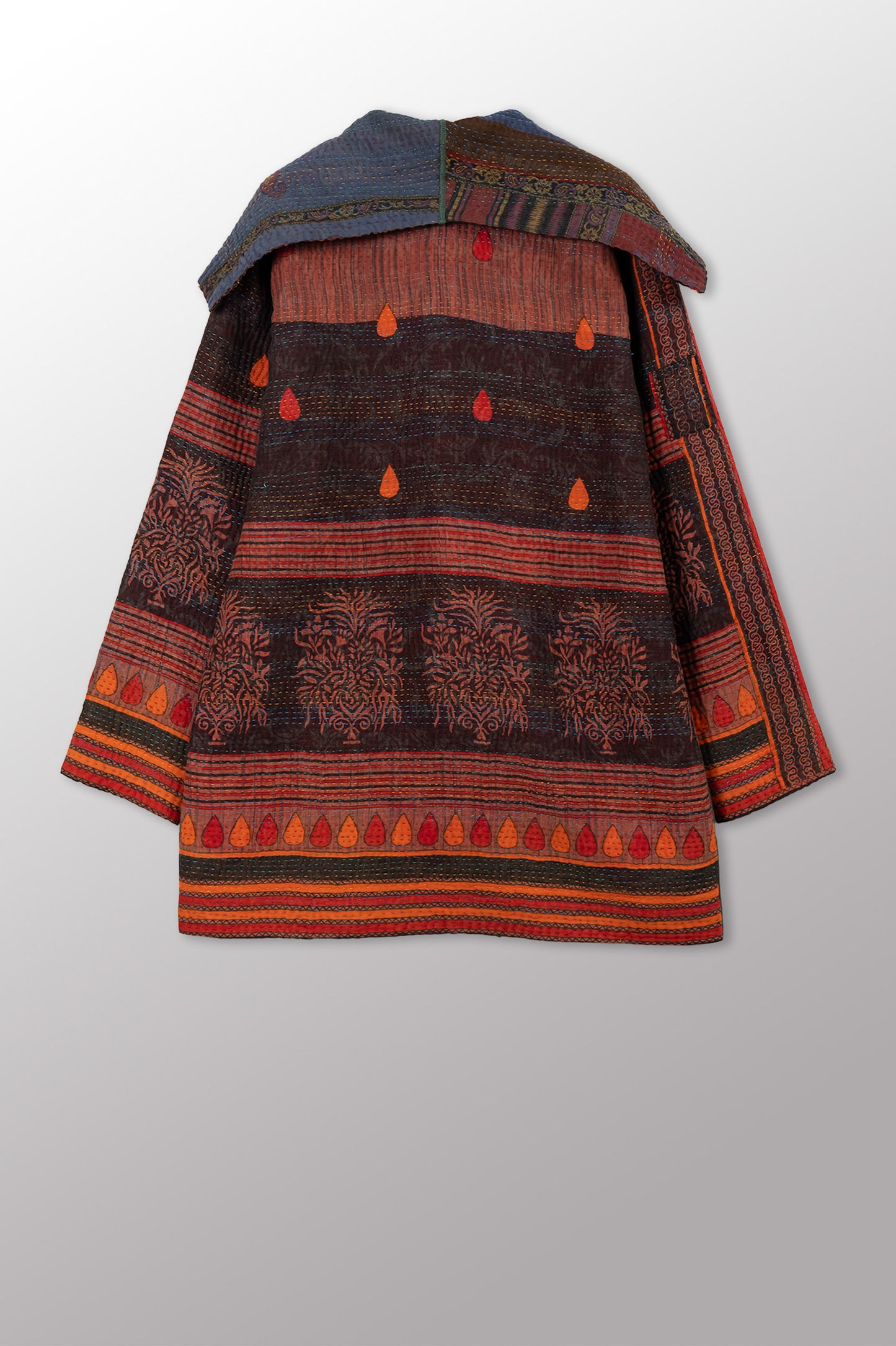COTTON OVERDYE KANTHA POCKET JKT - ov4002-corg017a -