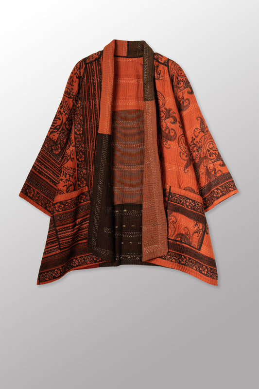 PAISLEY & PATCH KANTHA A-LINE JKT - py4003-org -