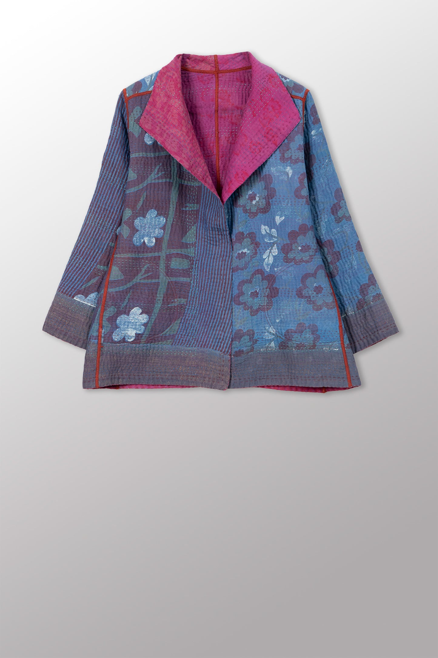 COTTON OVERDYE KANTHA SHORT JKT - ov4007-cfus037l -
