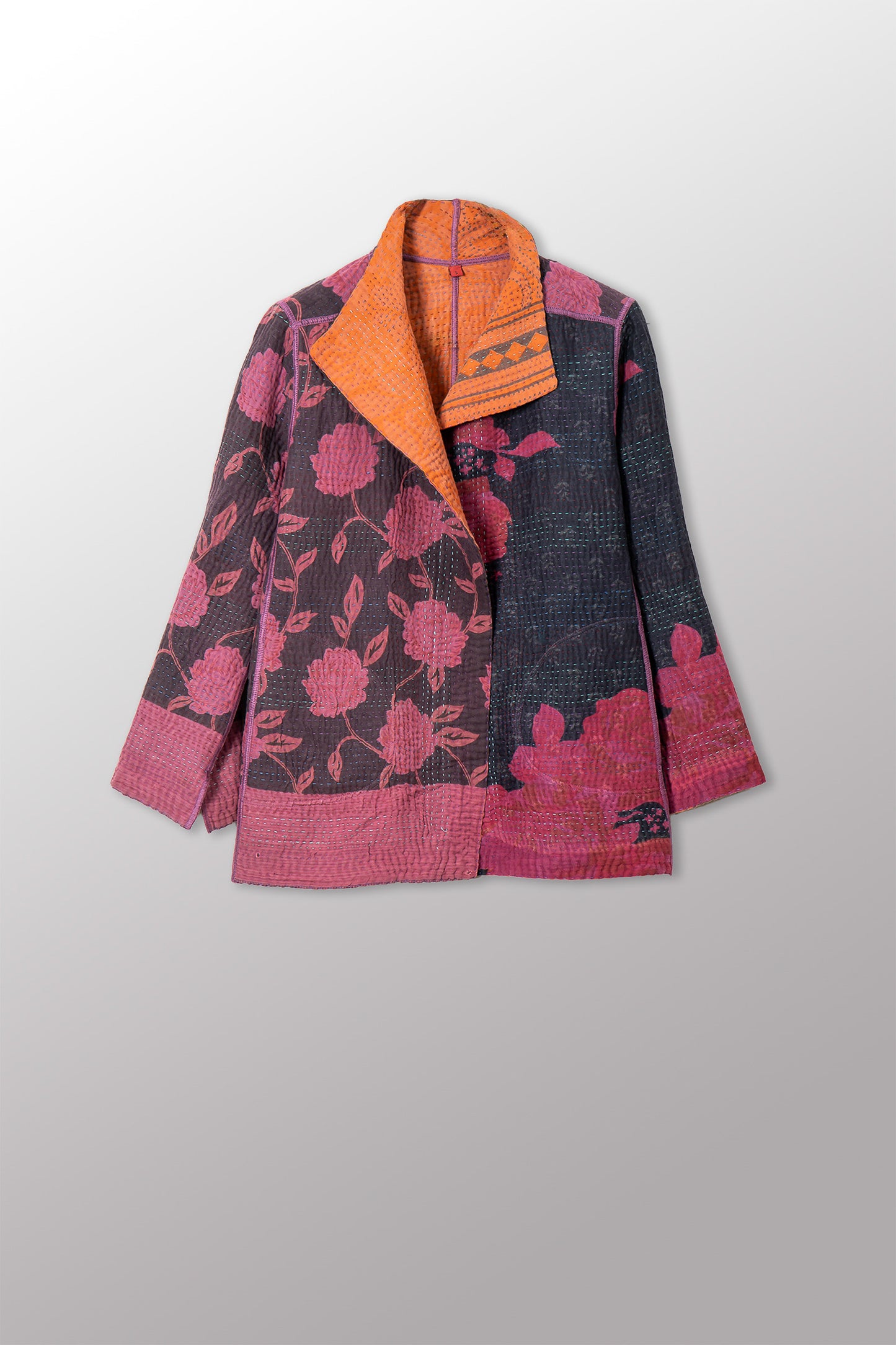 COTTON OVERDYE KANTHA SHORT JKT - ov4007-cfus036s -