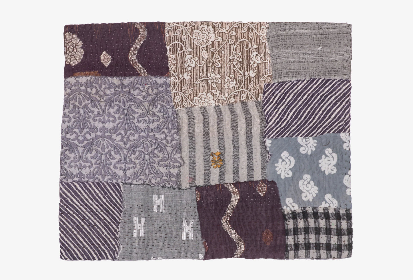 Ombre Patch Handmade Placemats -Chocolate (Set of 2)
