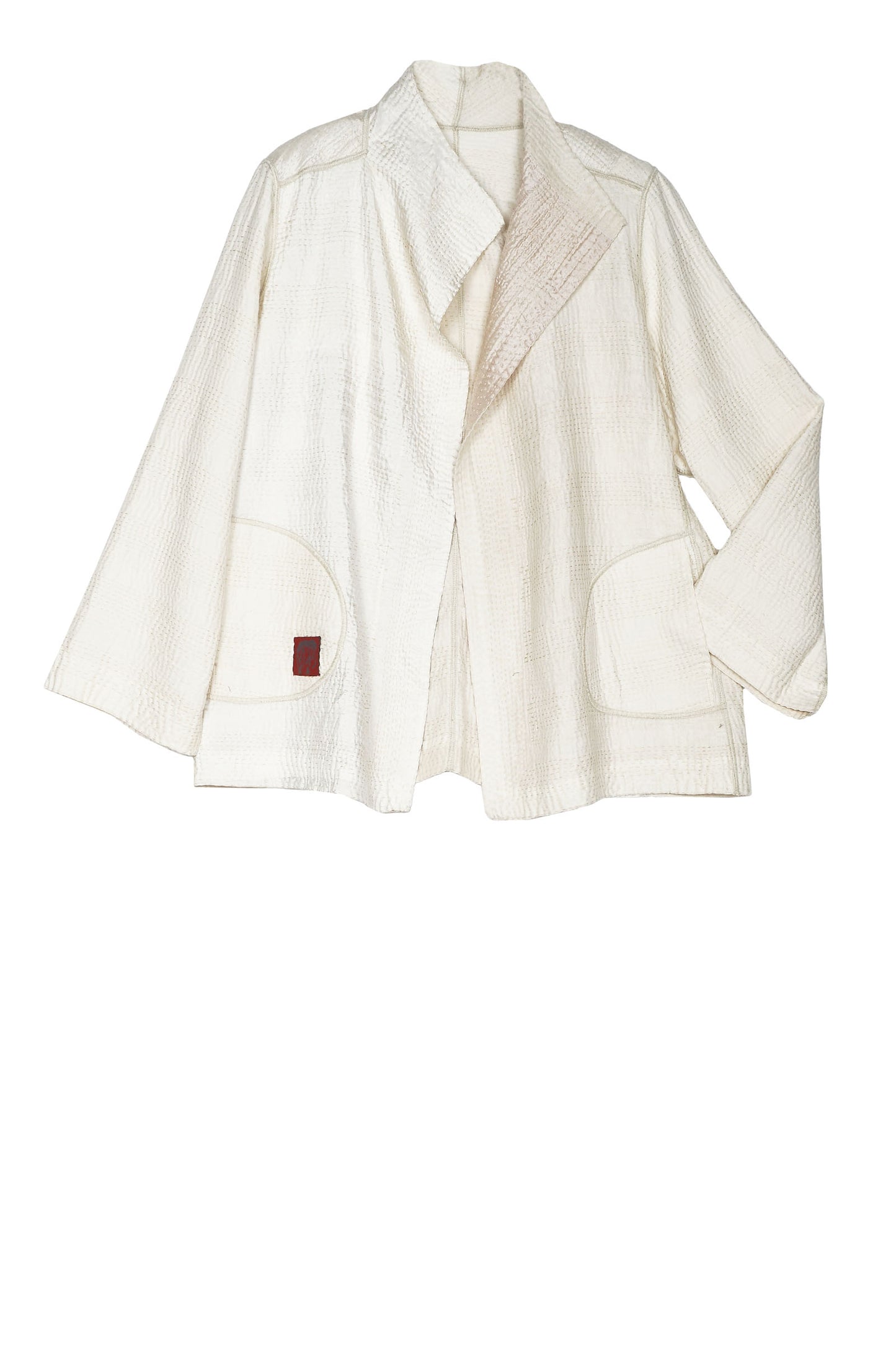 JAIPUR WHITE KANTHA SHORT JKT - jw4007-ivy -