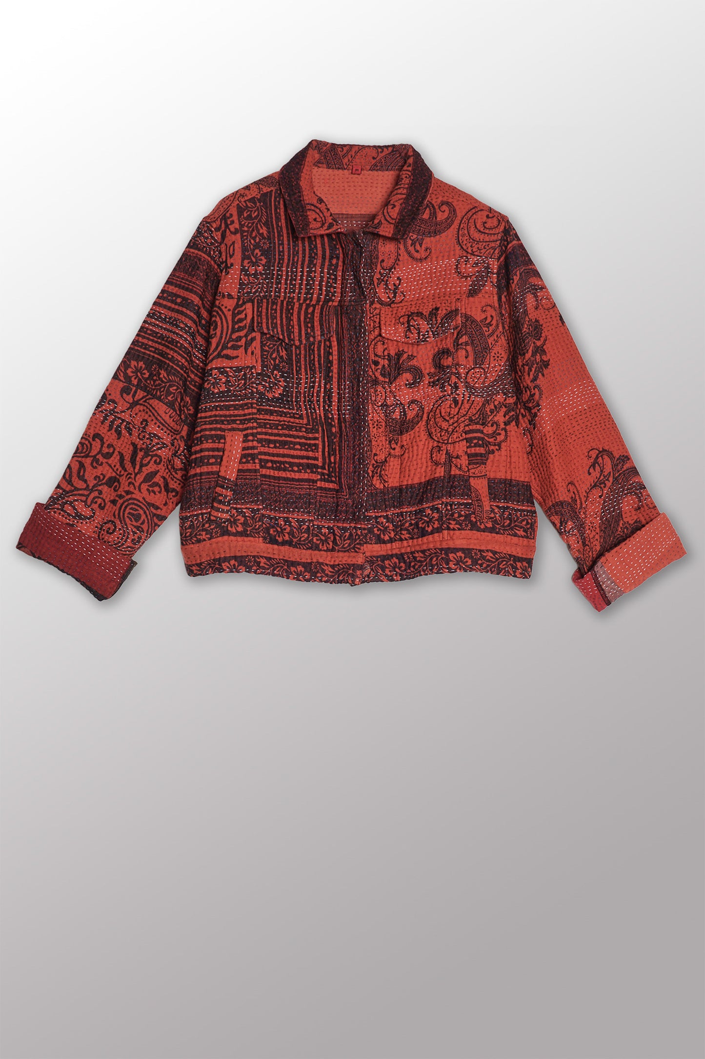 PAISLEY & PATCH KANTHA TRUCKR JACKET - py4091-org -