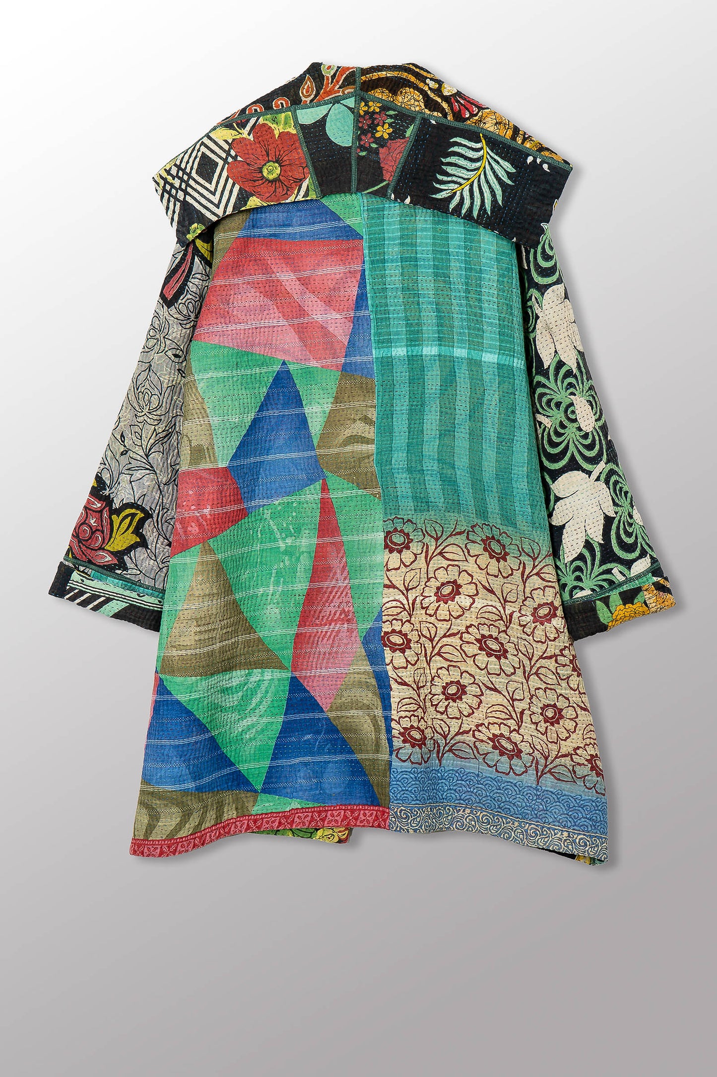PUZZLE KANTHA POCKET MEDIUM COAT - pz4316-0002m -
