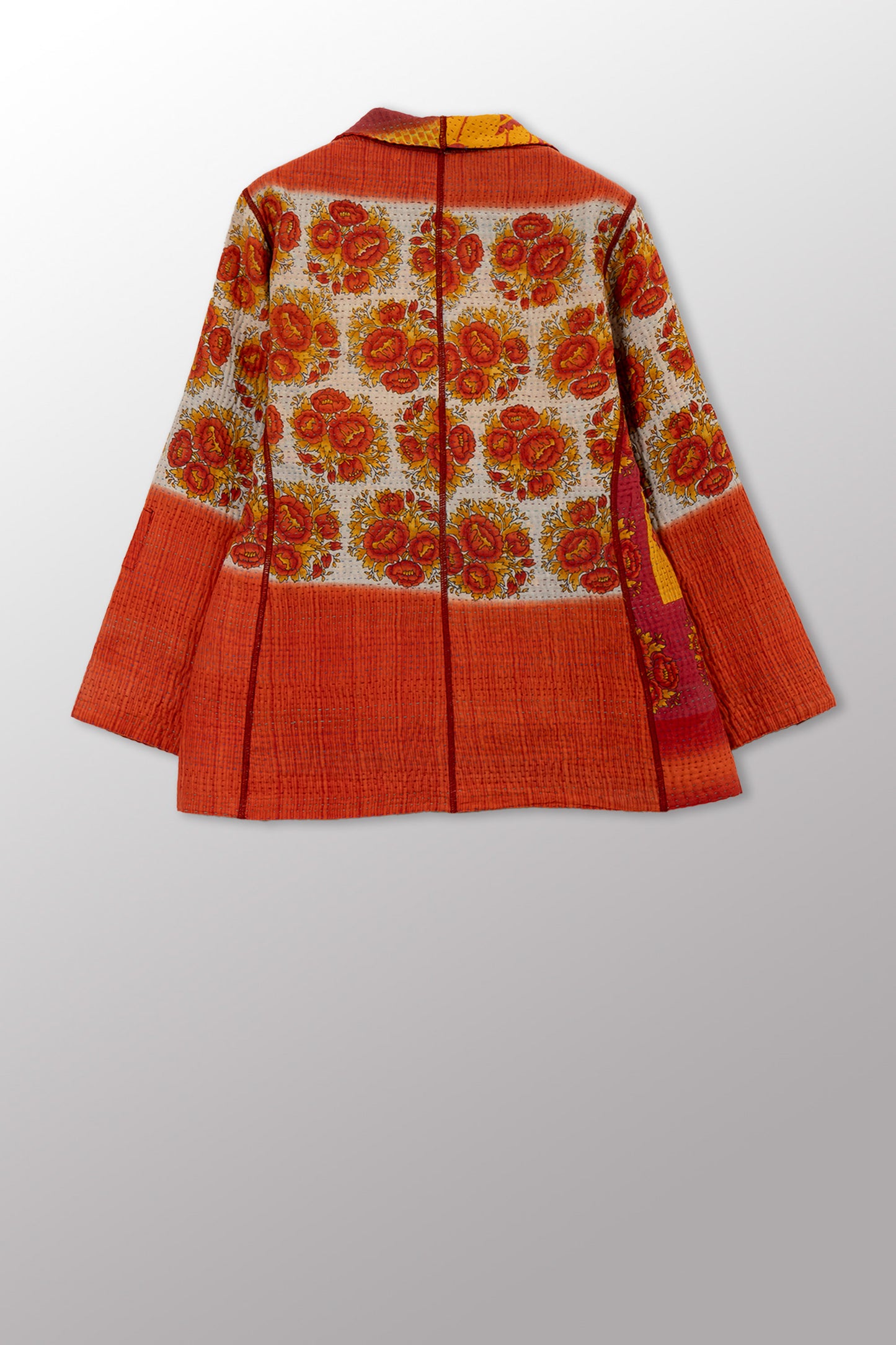VINTAGE COTTON KANTHA SHORT JKT - cv4007-0350m -