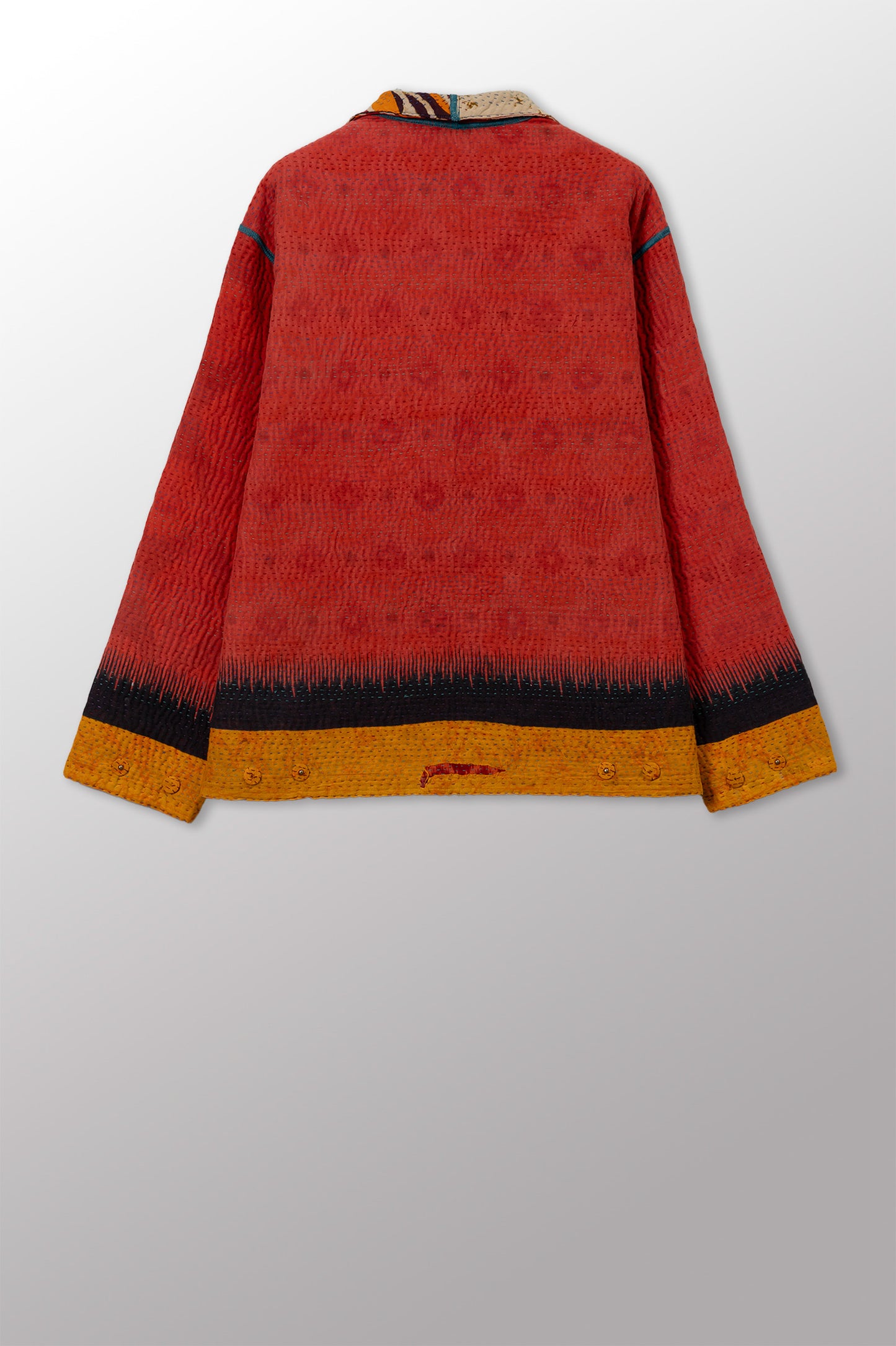 VINTAGE COTTON KANTHA MEN'S BLOUSON - cv4040-0032m -