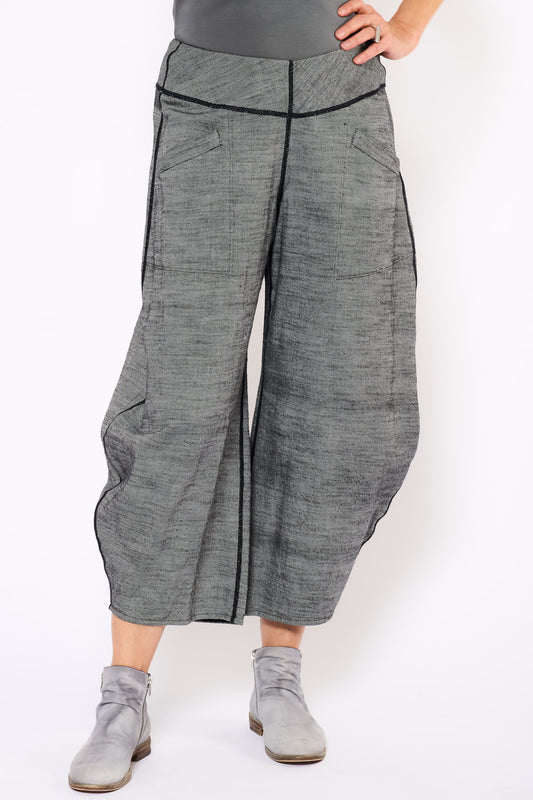 DENIM HAREM PANTS - dn1605-gry -