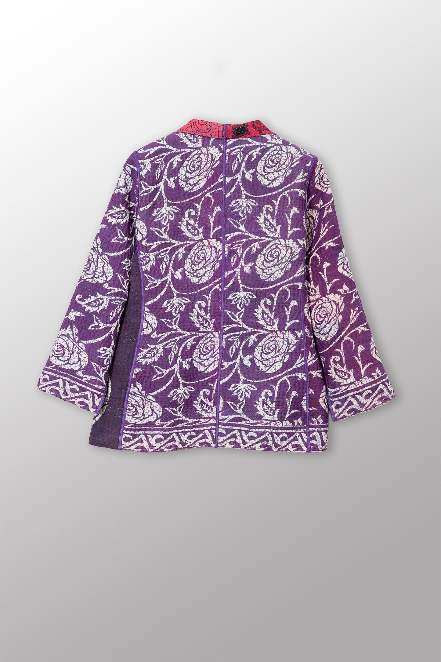 VINTAGE COTTON KANTHA SHORT JKT - cv4007-0347s -