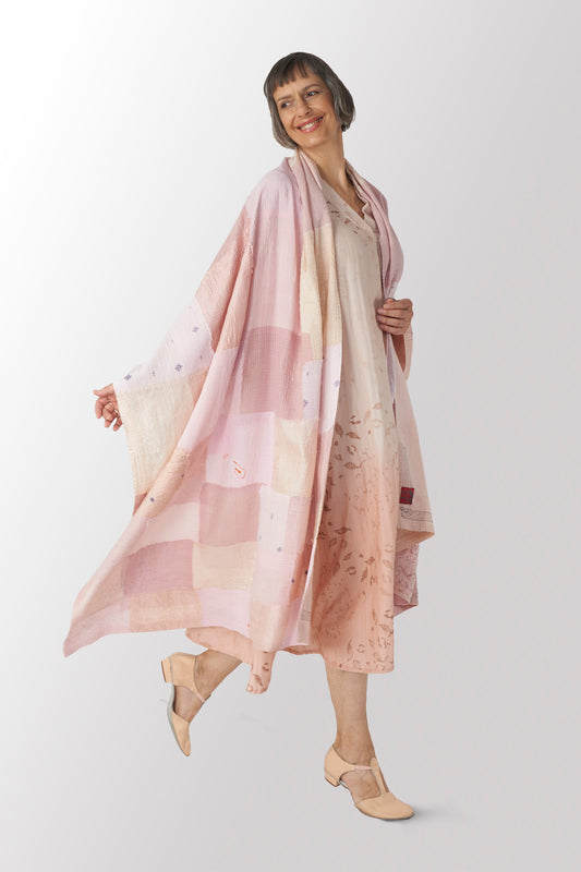 POWDER PATCH KANTHA SHAWL LARGE - pd2803-pik -