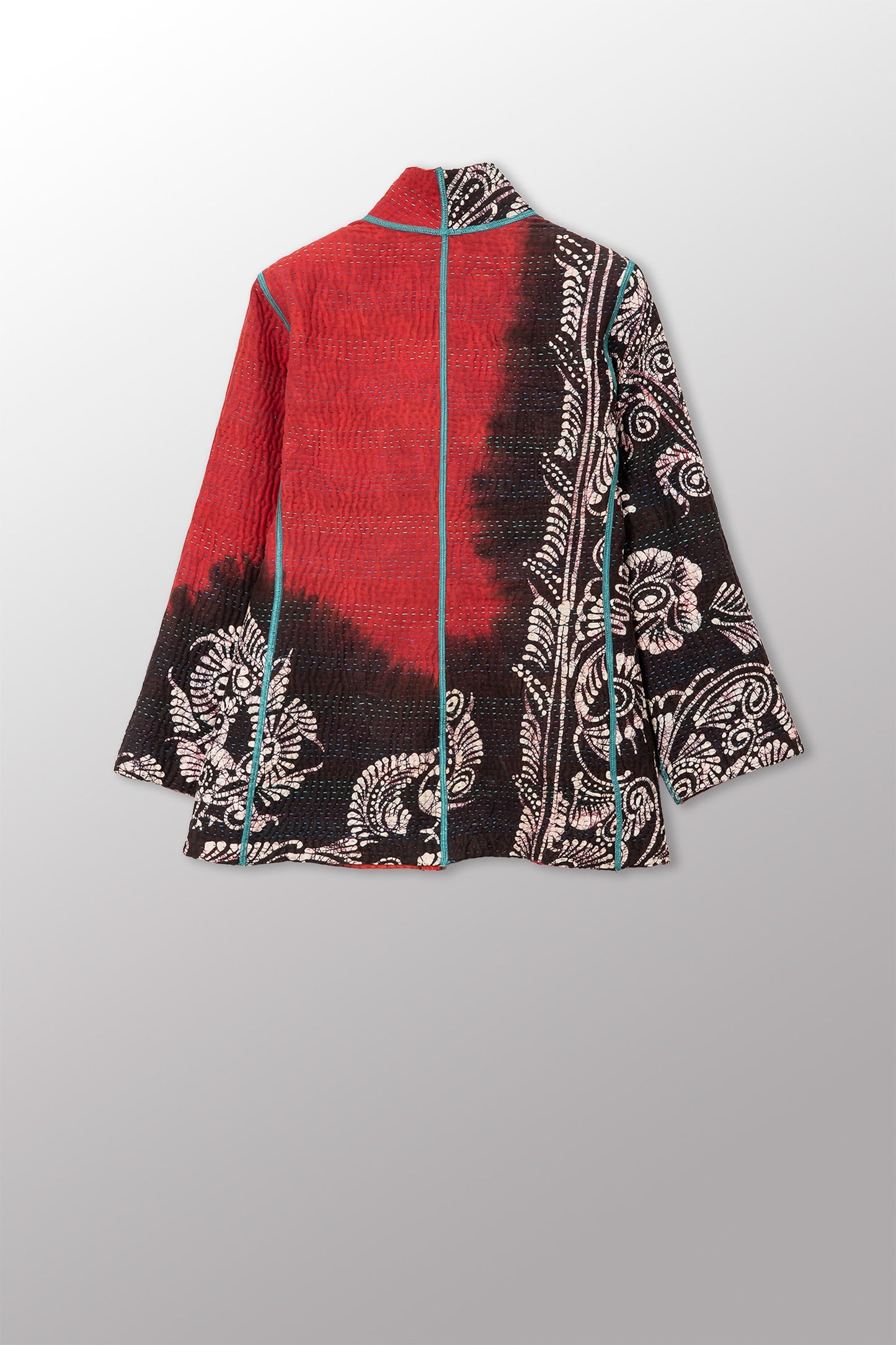 VINTAGE COTTON KANTHA SHORT JKT - cv4007-0346s -