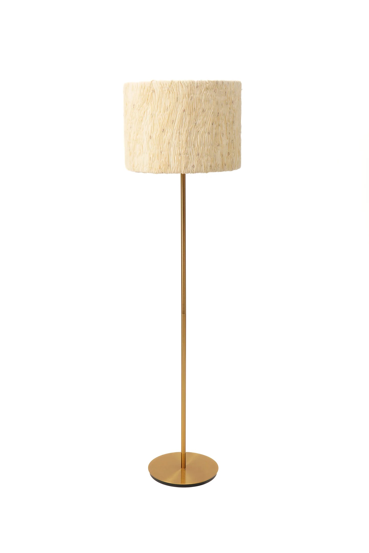 New Dawn Saree Pleated ivory - Floor Lampshade