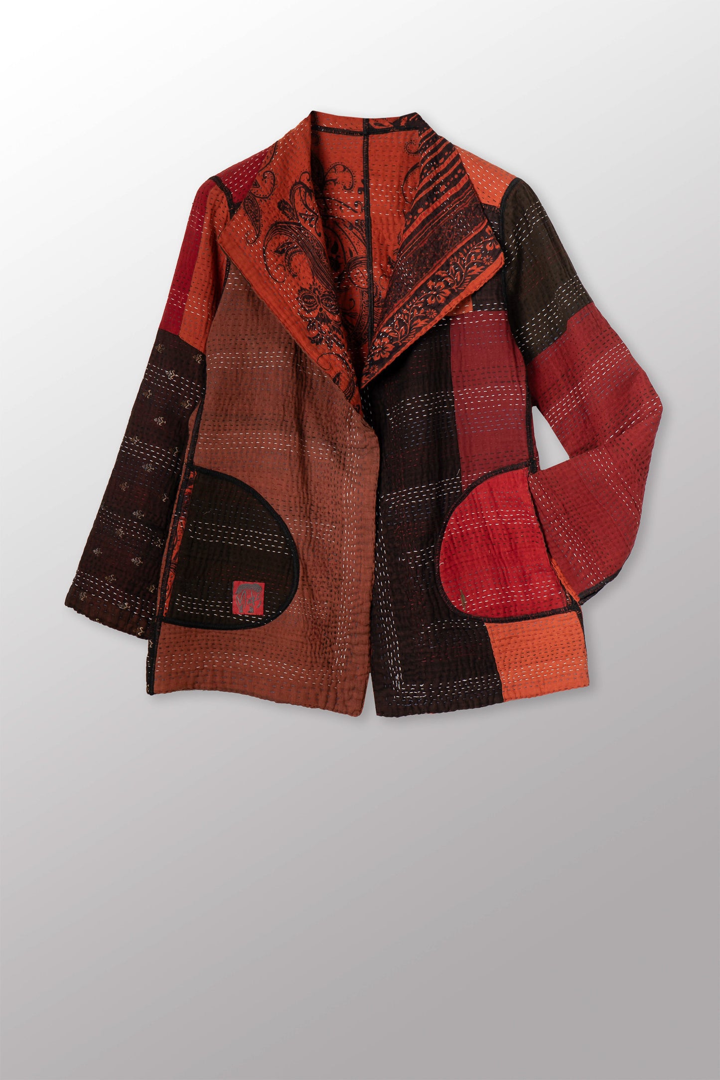 PAISLEY & PATCH KANTHA SHORT JKT - py4007-org -