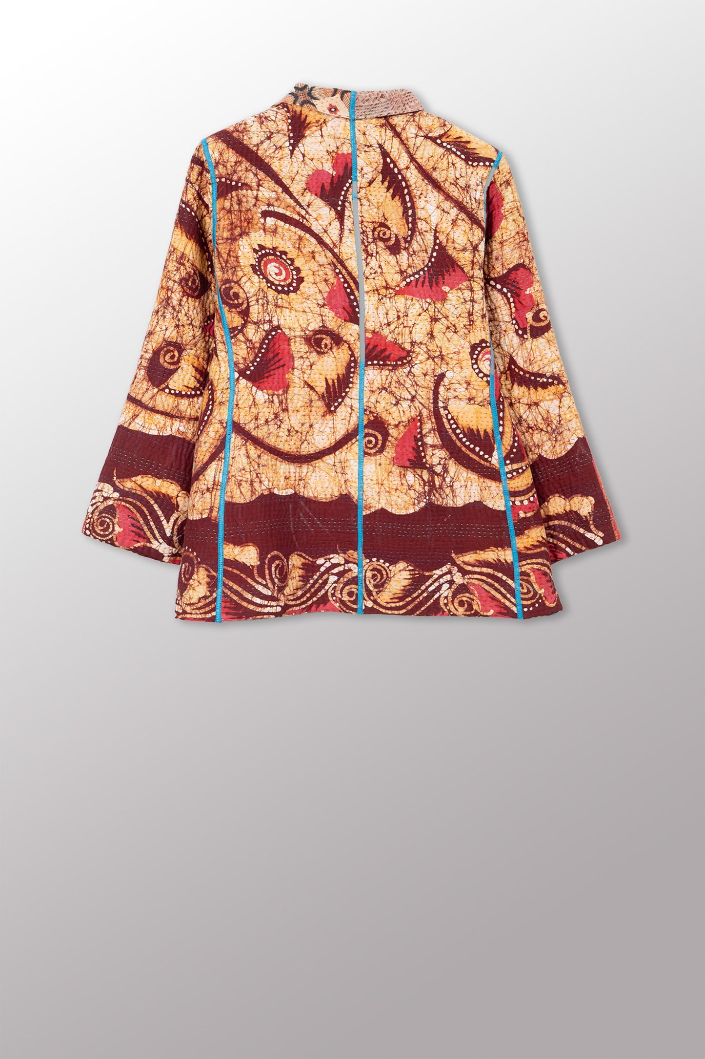 VINTAGE COTTON KANTHA SHORT JKT - cv4007-0359s -