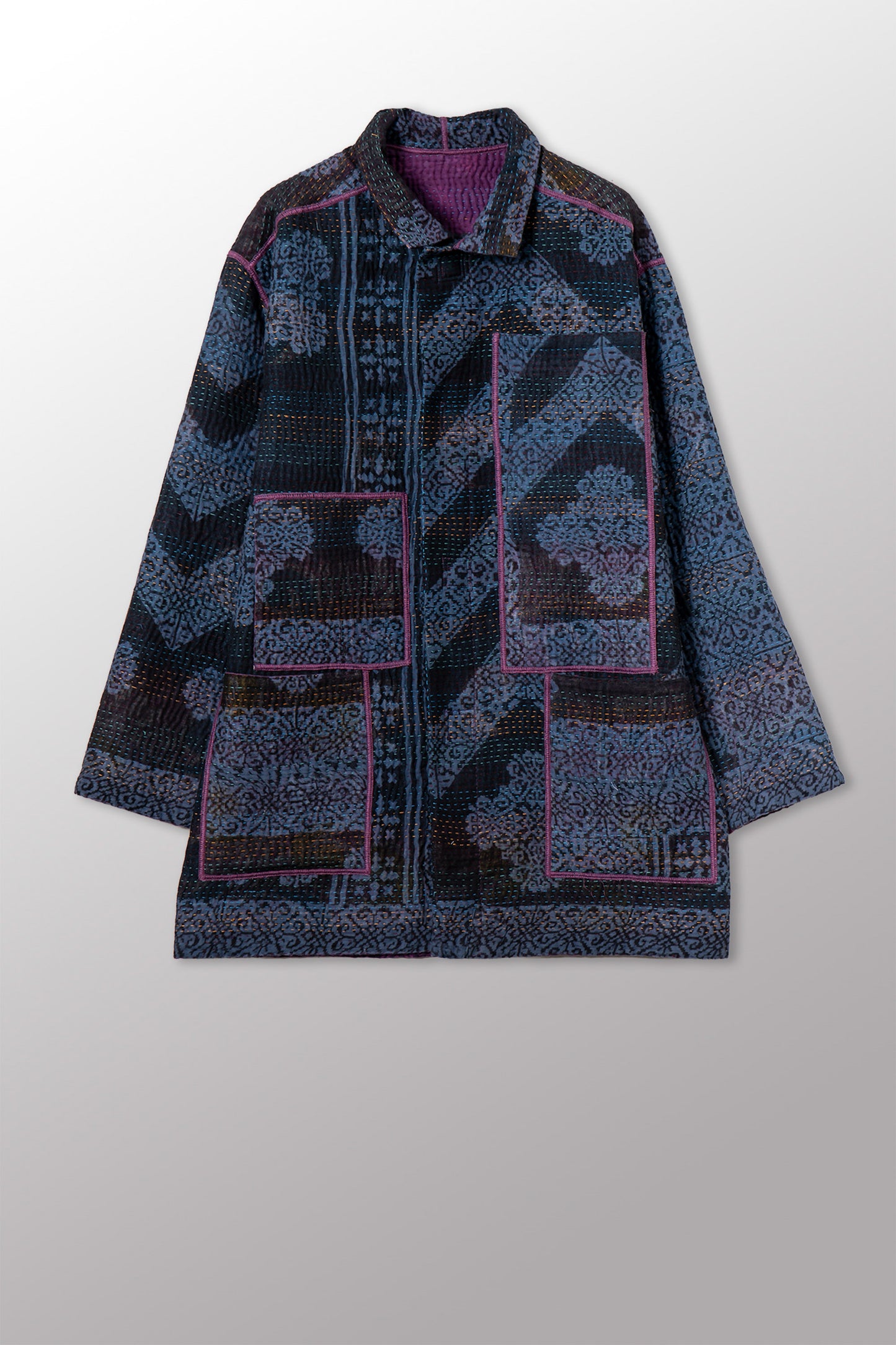COTTON OVERDYE KANTHA MEN'S JKT - ov4041-cprp001m -