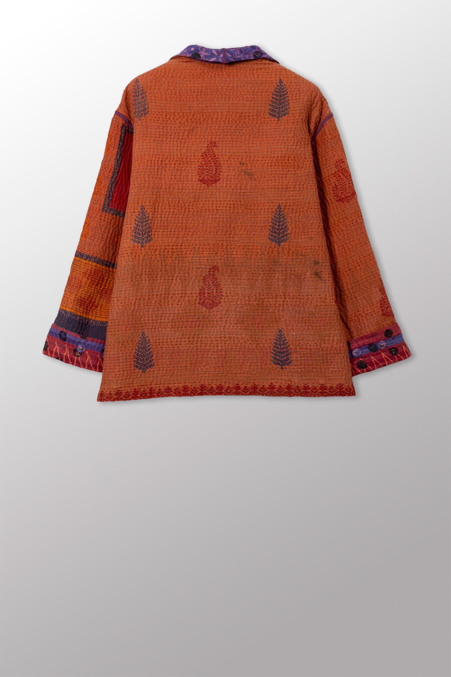 COTTON OVERDYE KANTHA MEN'S BLOUSON - ov4040-corg006m -