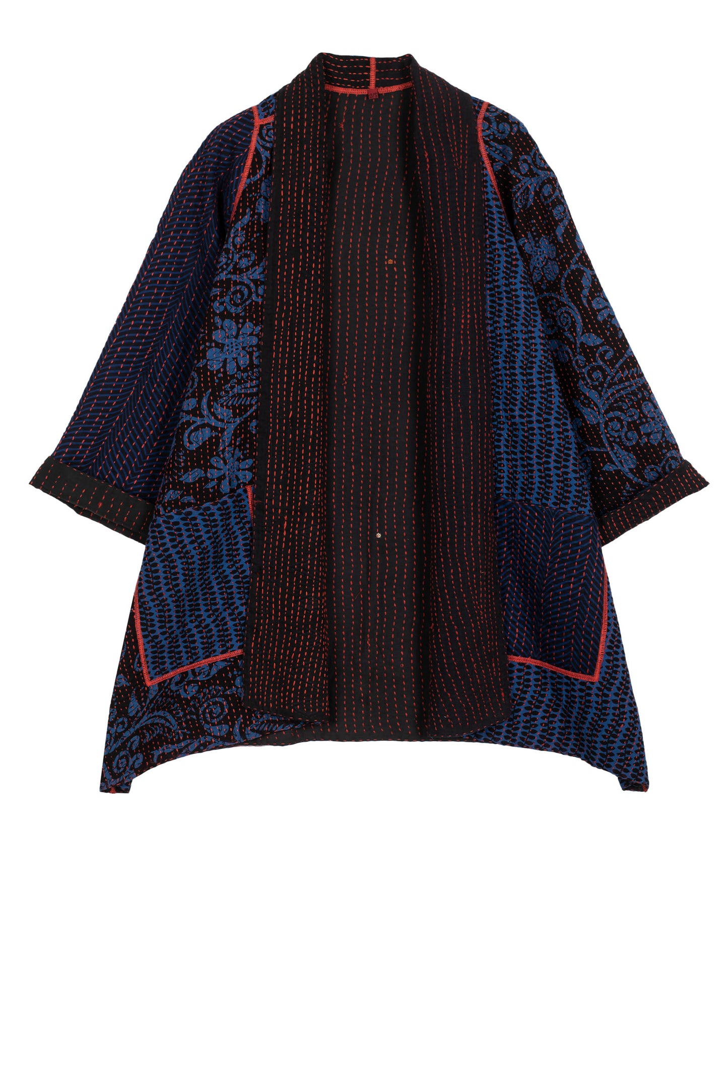 BLUE PRAIRIE BBK KANTHA A-LINE JACKET