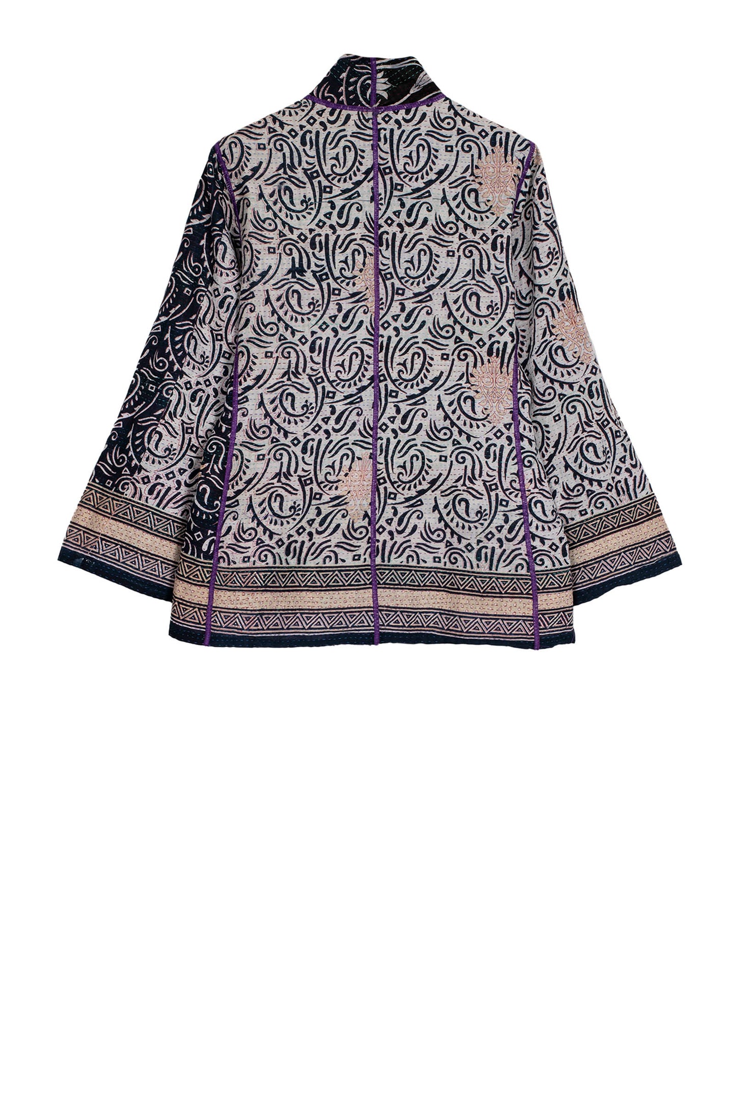 VINTAGE COTTON KANTHA SHORT JKT