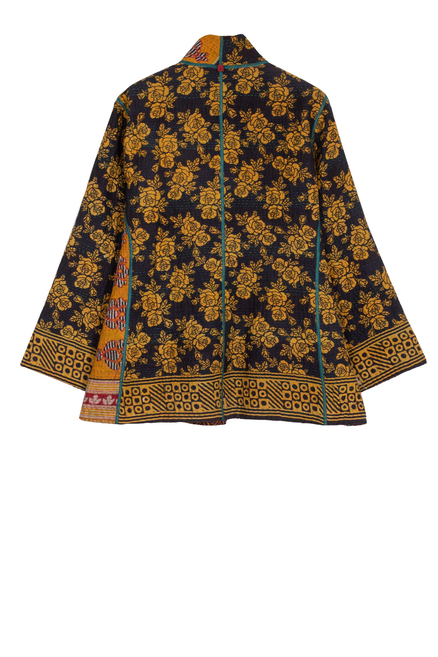 VINTAGE COTTON KANTHA SHORT JACKET